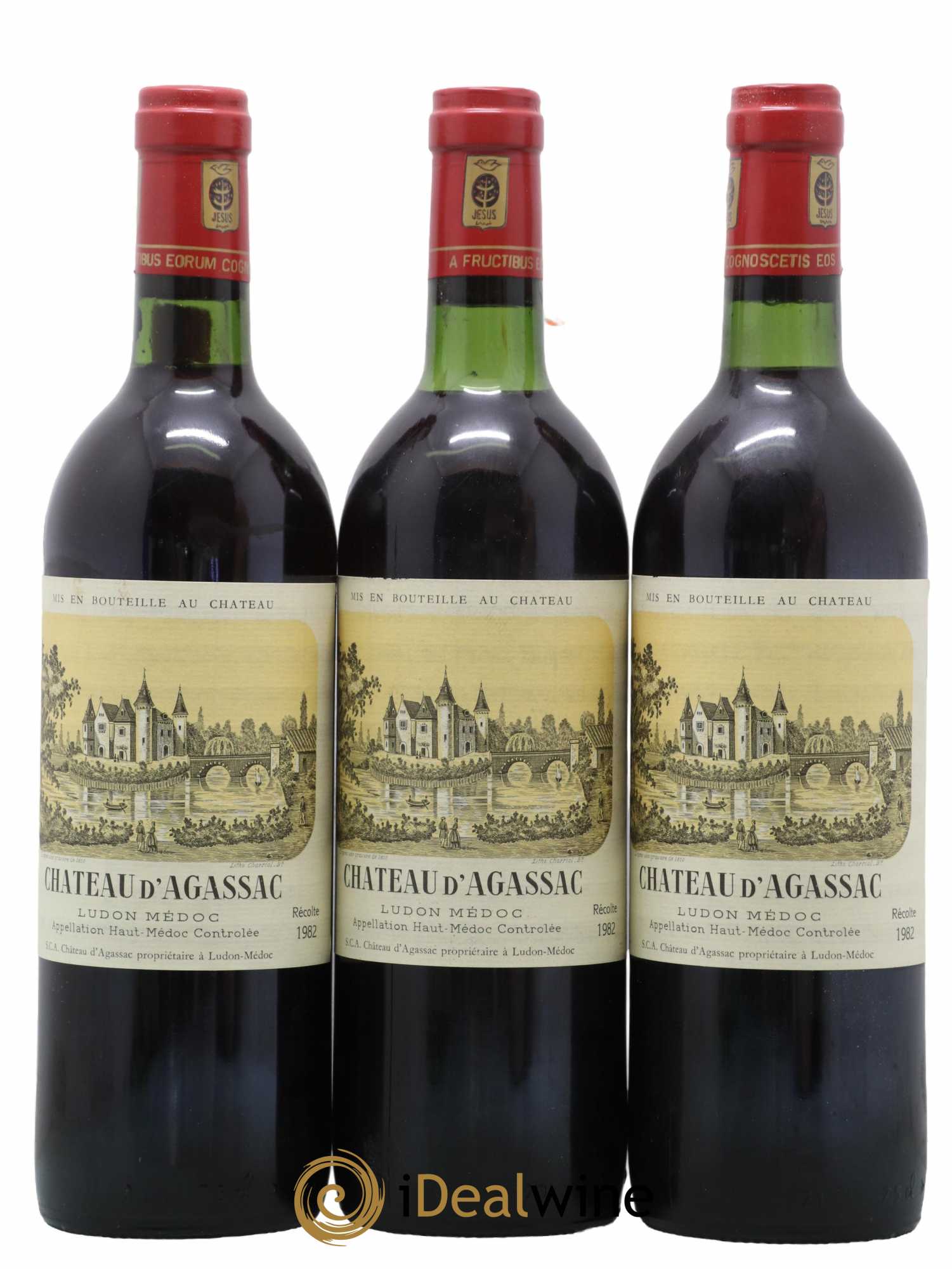 Château d' Agassac Cru Bourgeois 1982 - Lot de 12 bouteilles - 3