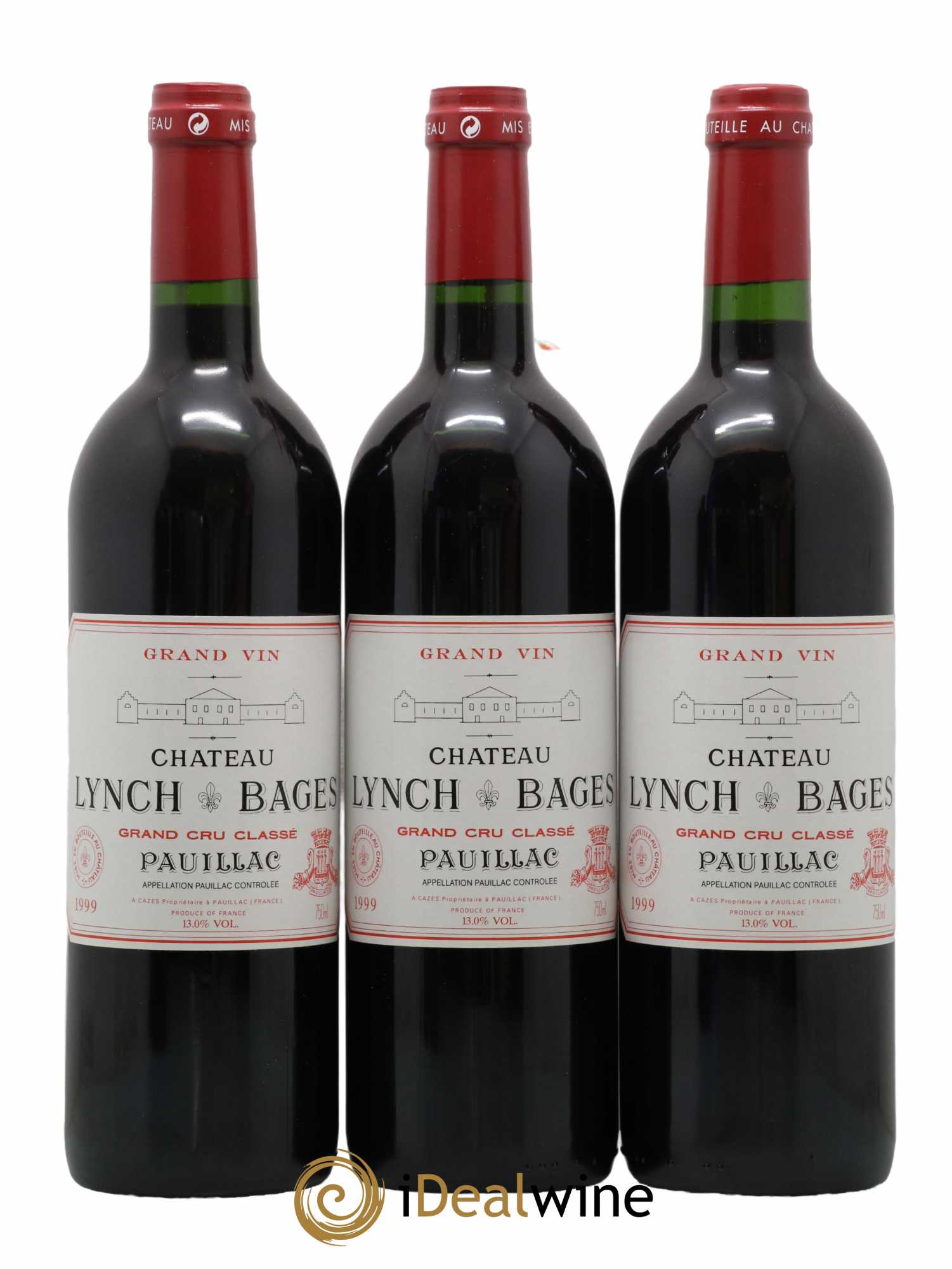 Château Lynch Bages 5ème Grand Cru Classé 1999 - Lot de 12 bouteilles - 1