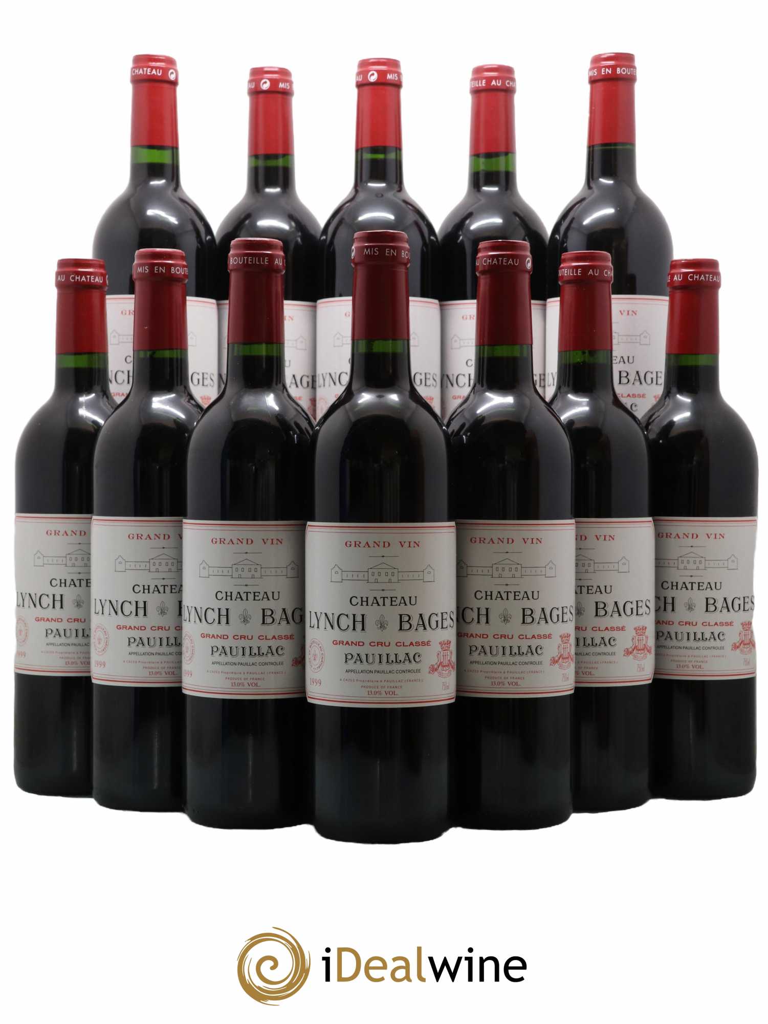 Château Lynch Bages 5ème Grand Cru Classé 1999 - Lot de 12 bouteilles - 0
