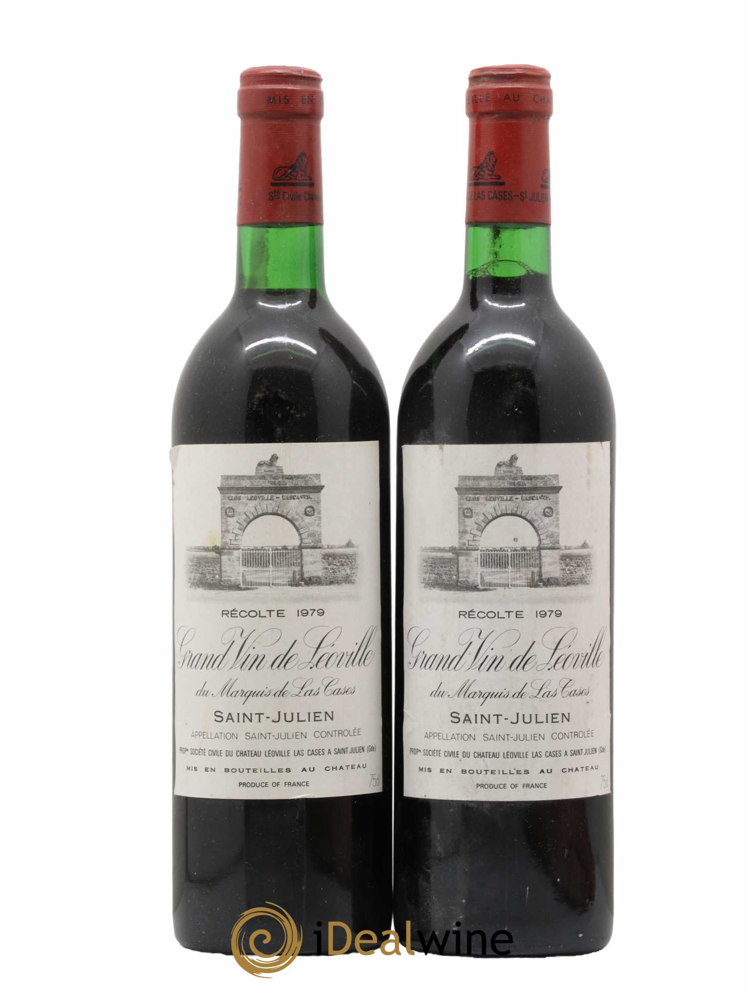 Château Léoville Las Cases 2ème Grand Cru Classé 1979 - Posten von 2 Flaschen - 0