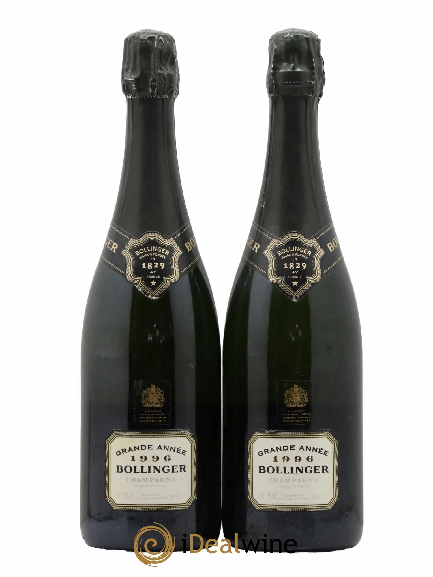 La Grande Année Brut Bollinger 1996 - Lot de 2 bouteilles - 0