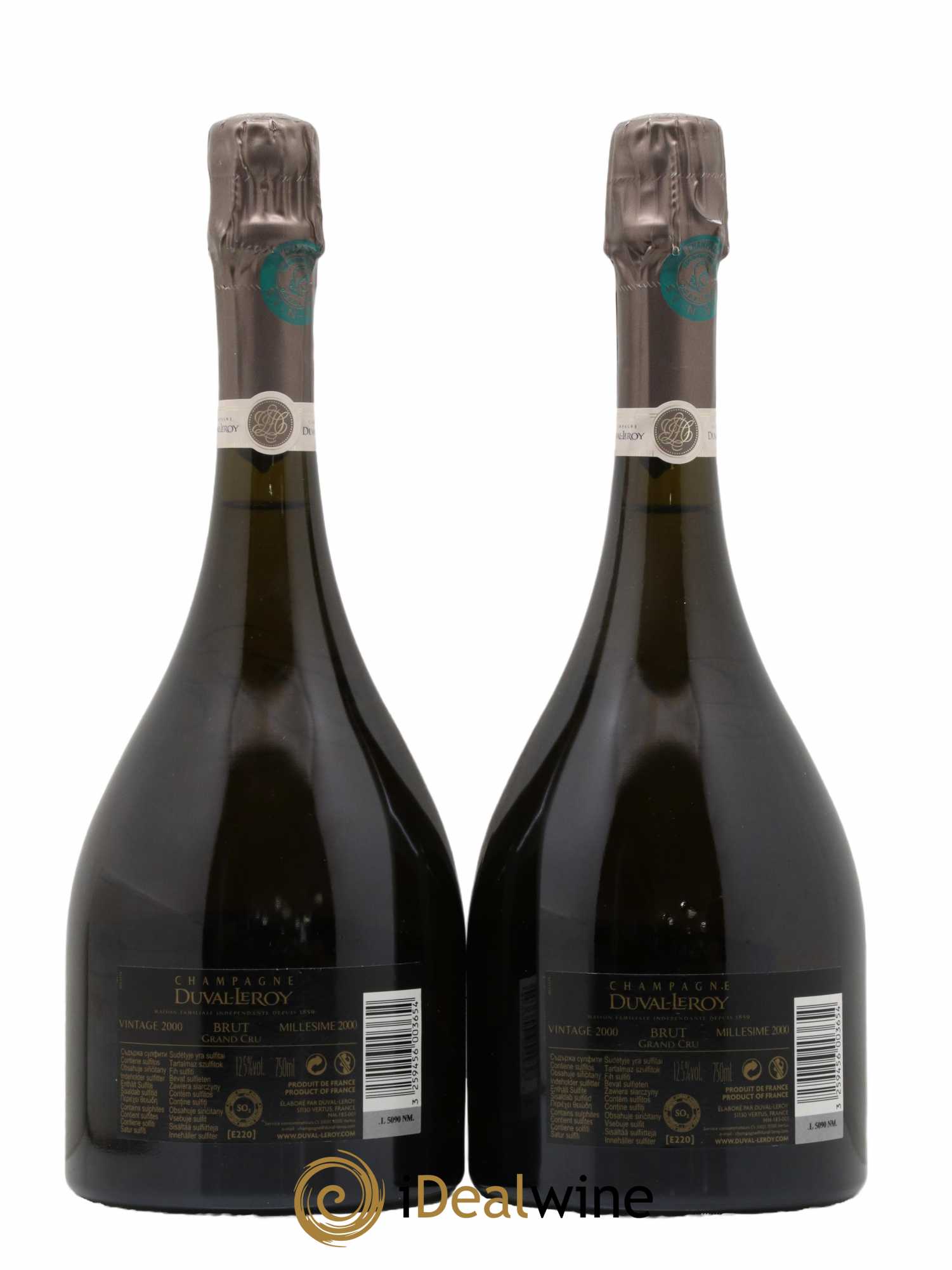 Femme de Champagne Duval-Leroy 2000 - Lot de 2 bouteilles - 1