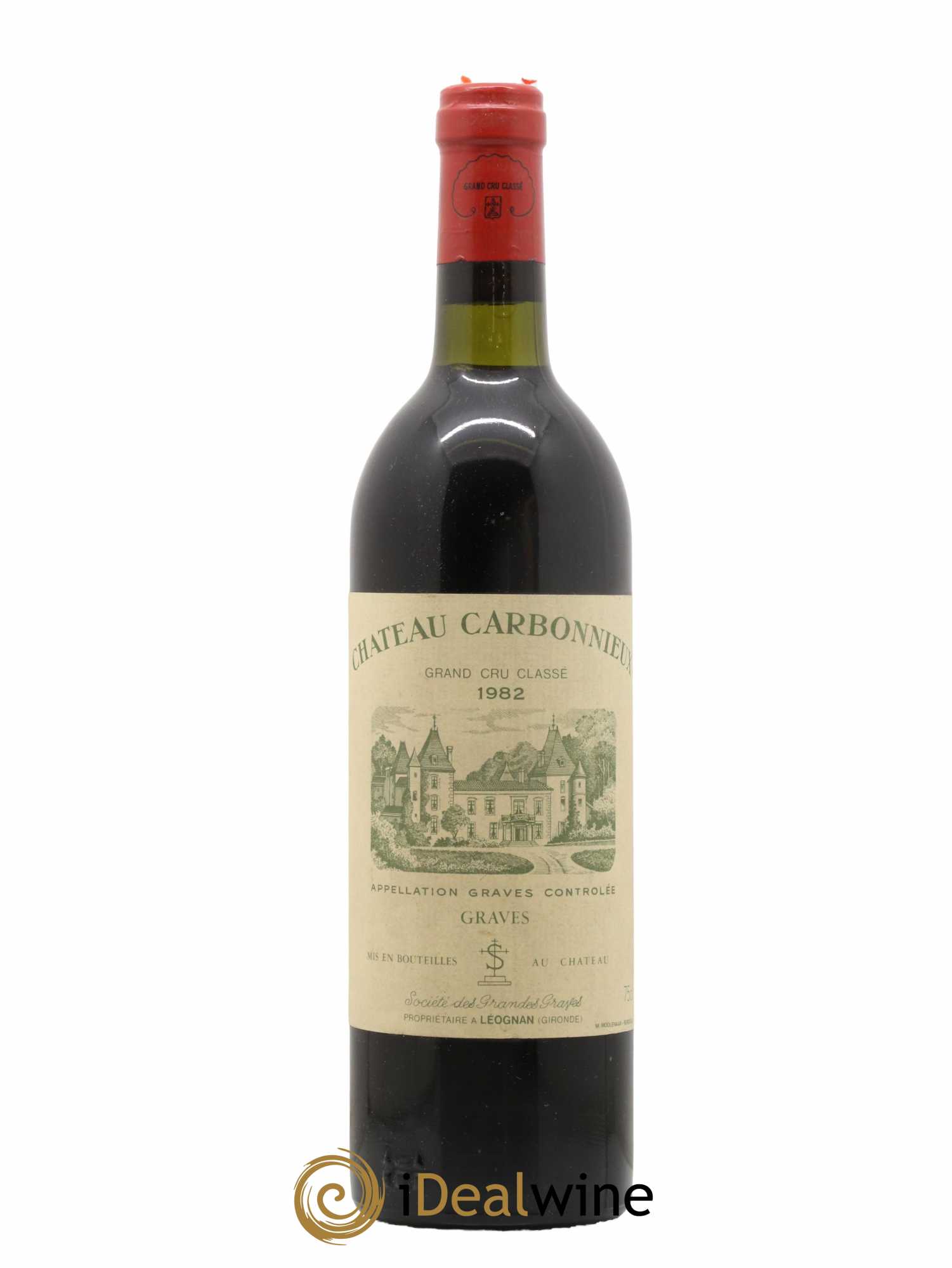 Château Carbonnieux Cru Classé de Graves 1982 - Lot de 1 bouteille - 0