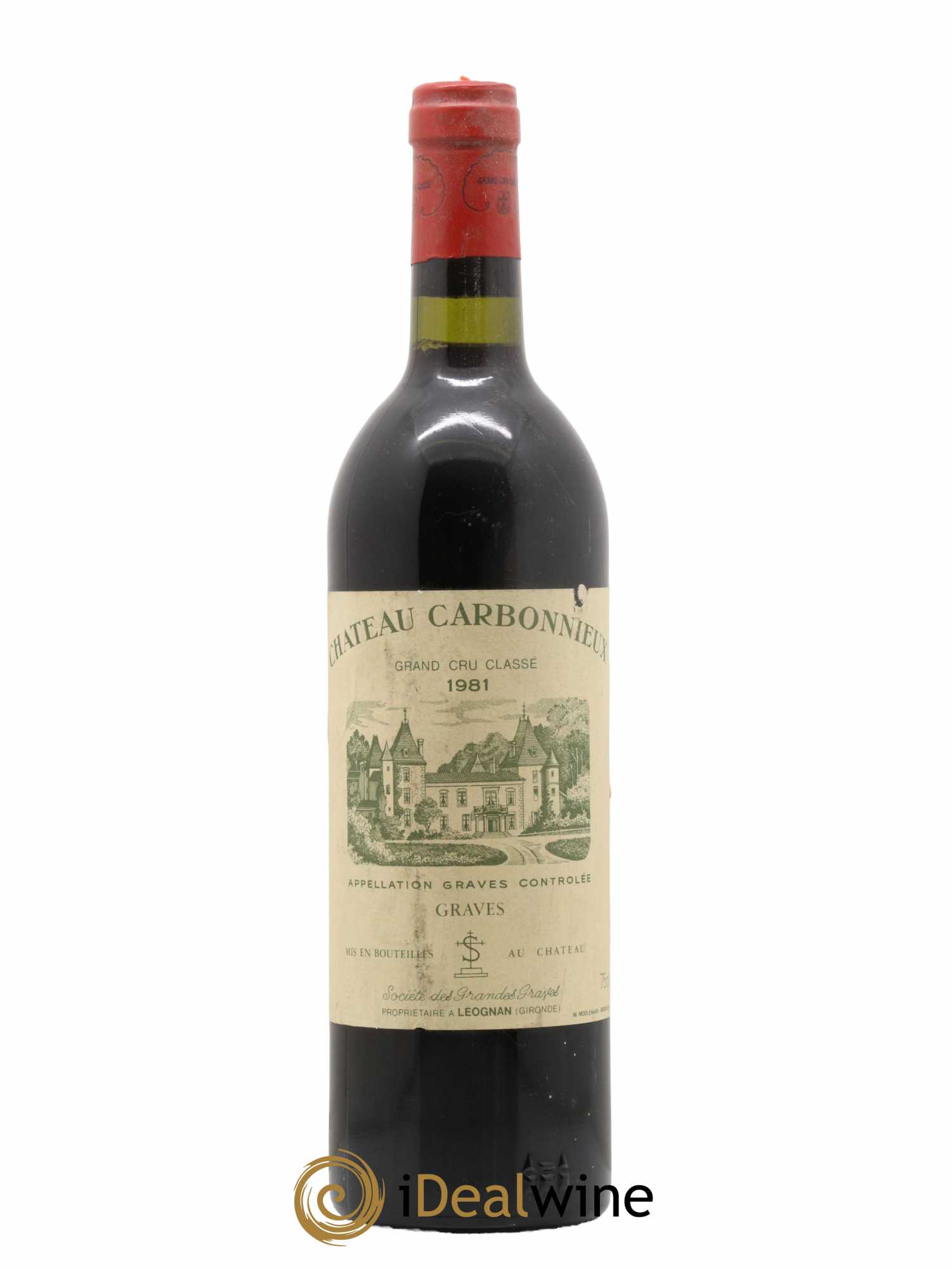 Château Carbonnieux Cru Classé de Graves 1981 - Lot de 1 bouteille - 0