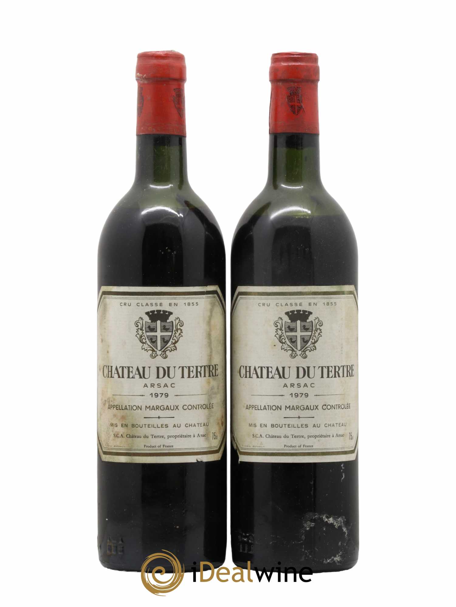 Château du Tertre 5ème Grand Cru Classé 1979 - Lot de 2 bouteilles - 0
