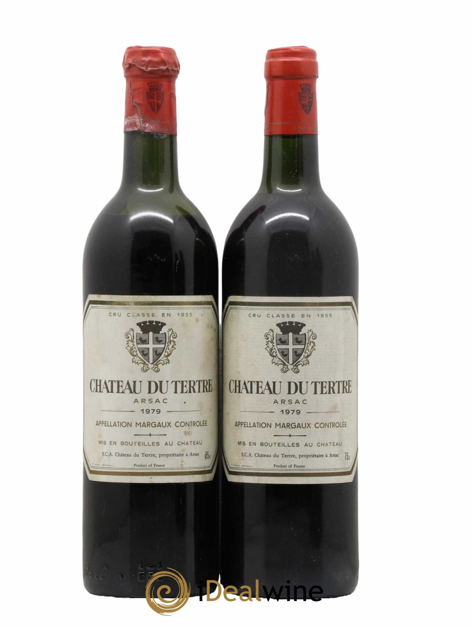 Château du Tertre 5ème Grand Cru Classé 1979 - Lot de 2 bouteilles - 0