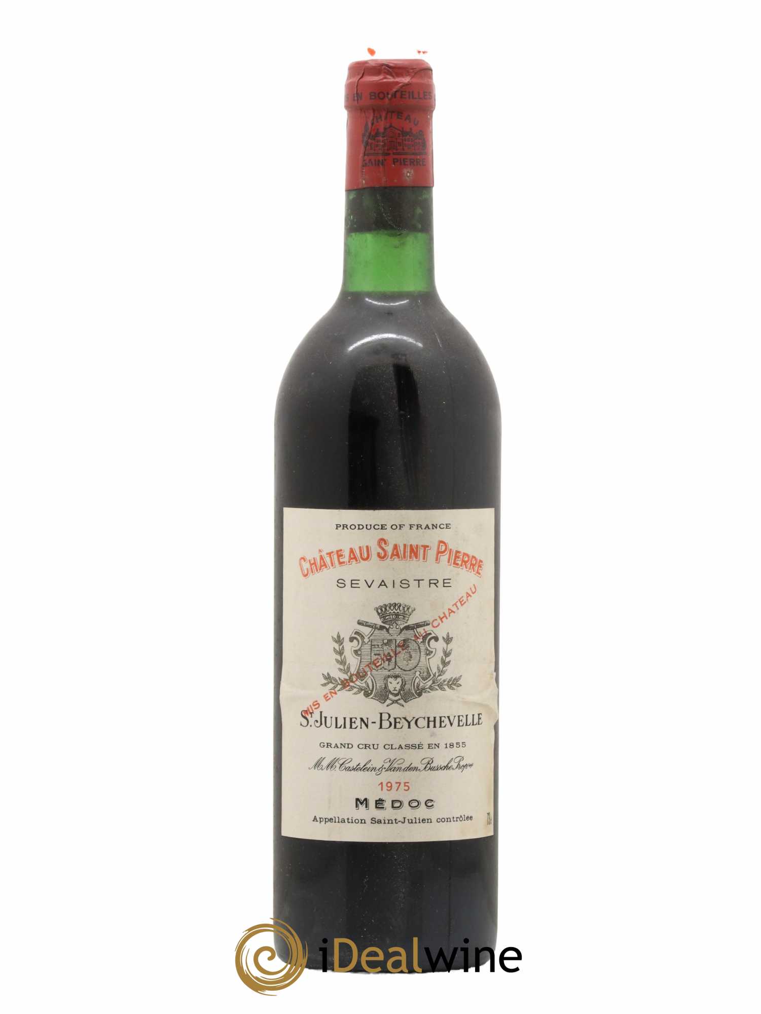 Château Saint-Pierre 4ème Grand Cru Classé 1975 - Lot de 1 bouteille - 0