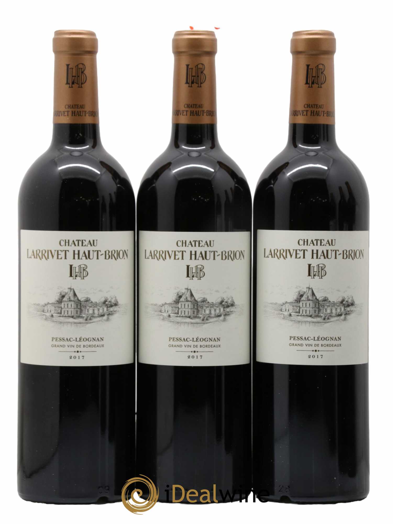 Château Larrivet Haut-Brion 2017 - Lot de 6 bouteilles - 1