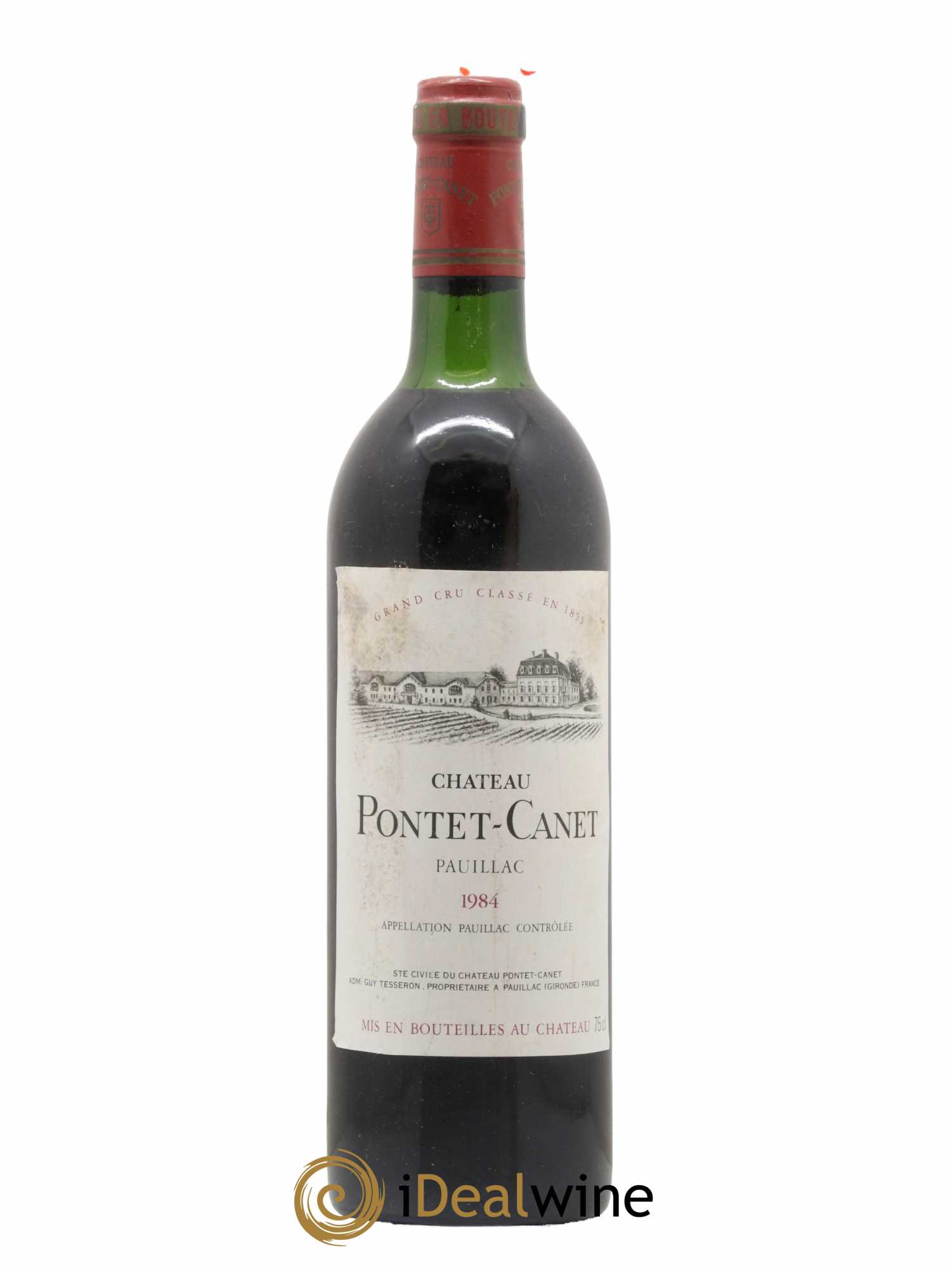 Château Pontet Canet 5ème Grand Cru Classé 1984 - Lot de 1 bouteille - 0
