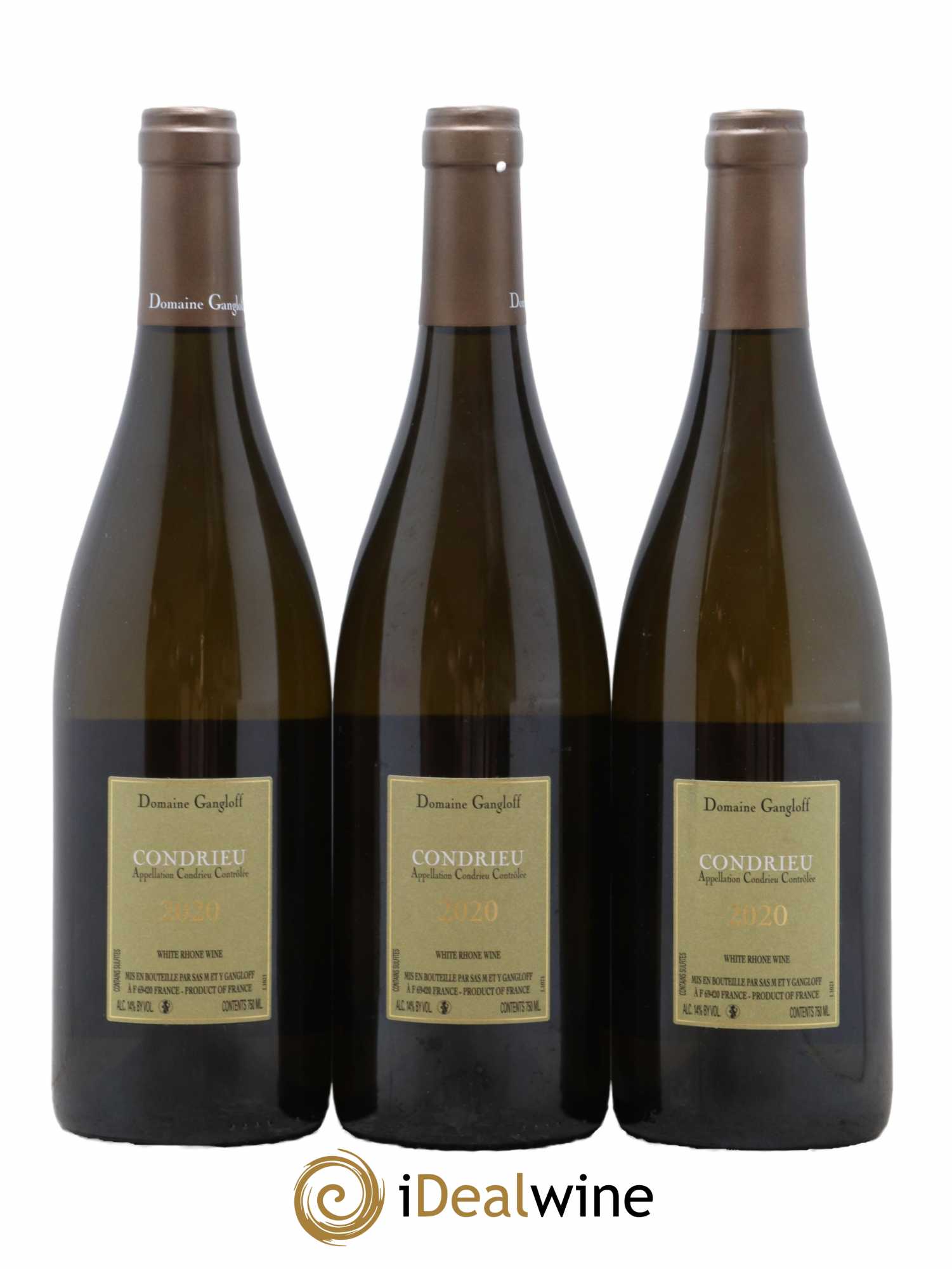 Condrieu Domaine Gangloff (Domaine) 2020 - Lot de 3 bouteilles - 1