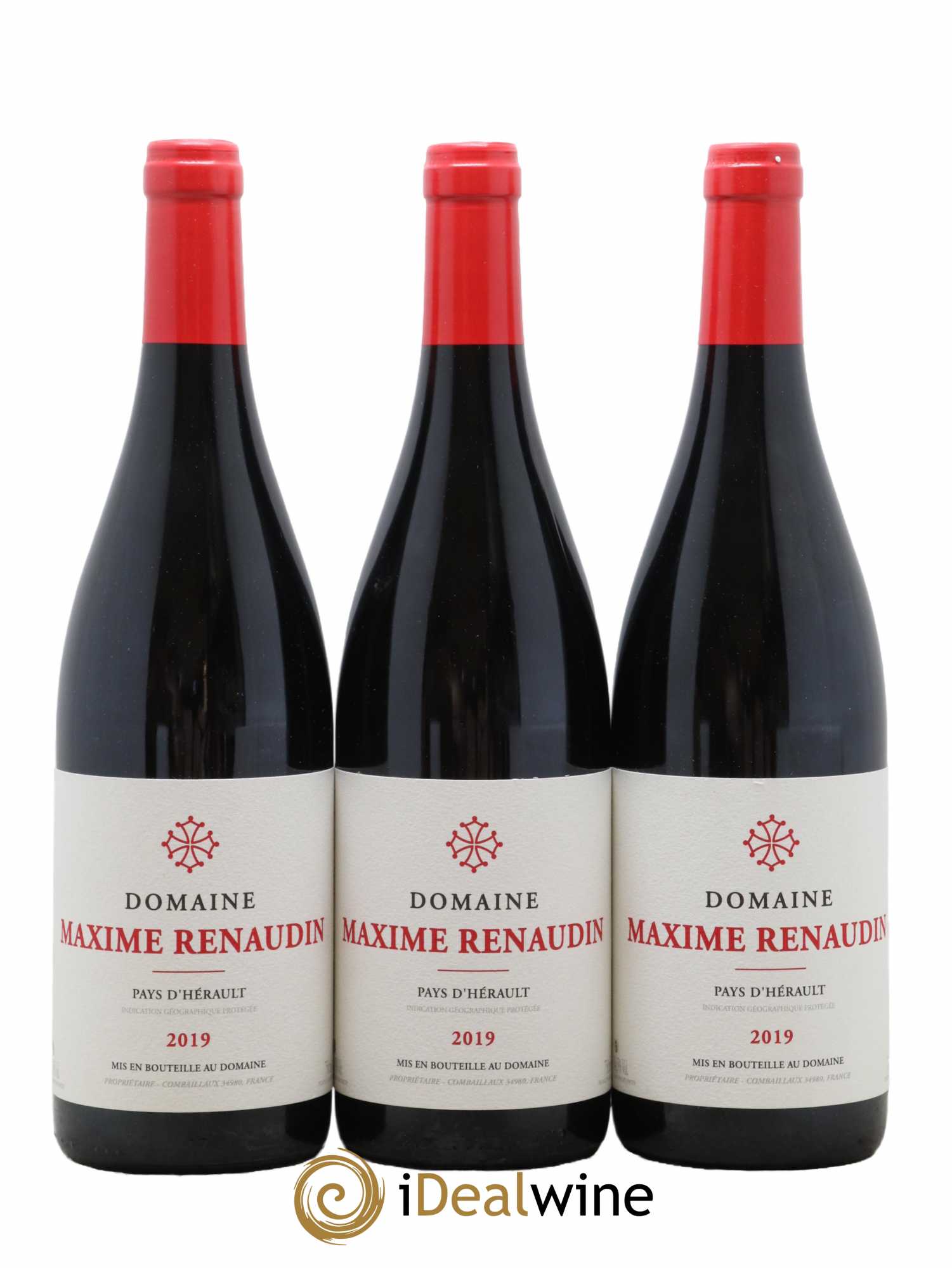 Pays d'Hérault Maxime Renaudin 2019 - Lot de 3 bouteilles - 0
