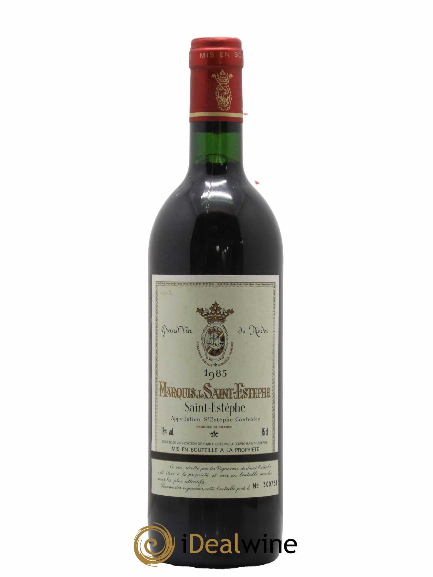 Marquis de Saint Estèphe 1985 - Lot de 1 bouteille - 0