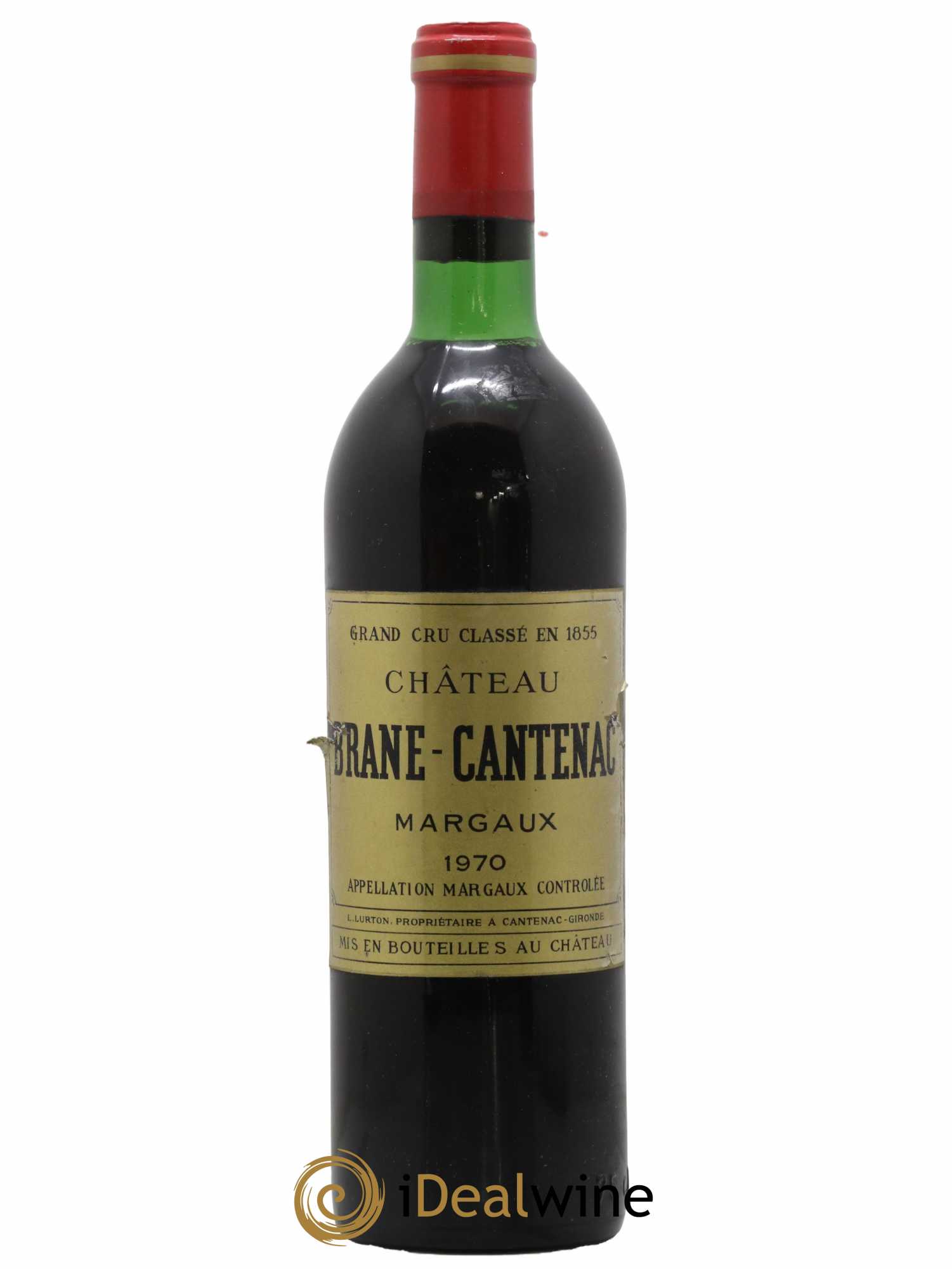 Château Brane Cantenac 2ème Grand Cru Classé 1970 - Lot de 1 bouteille - 0