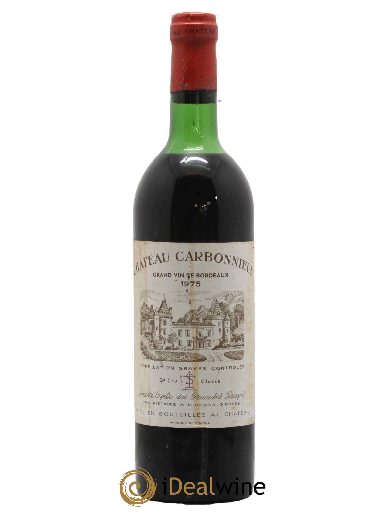 Château Carbonnieux Cru Classé de Graves 1975 - Lot de 1 bouteille - 0