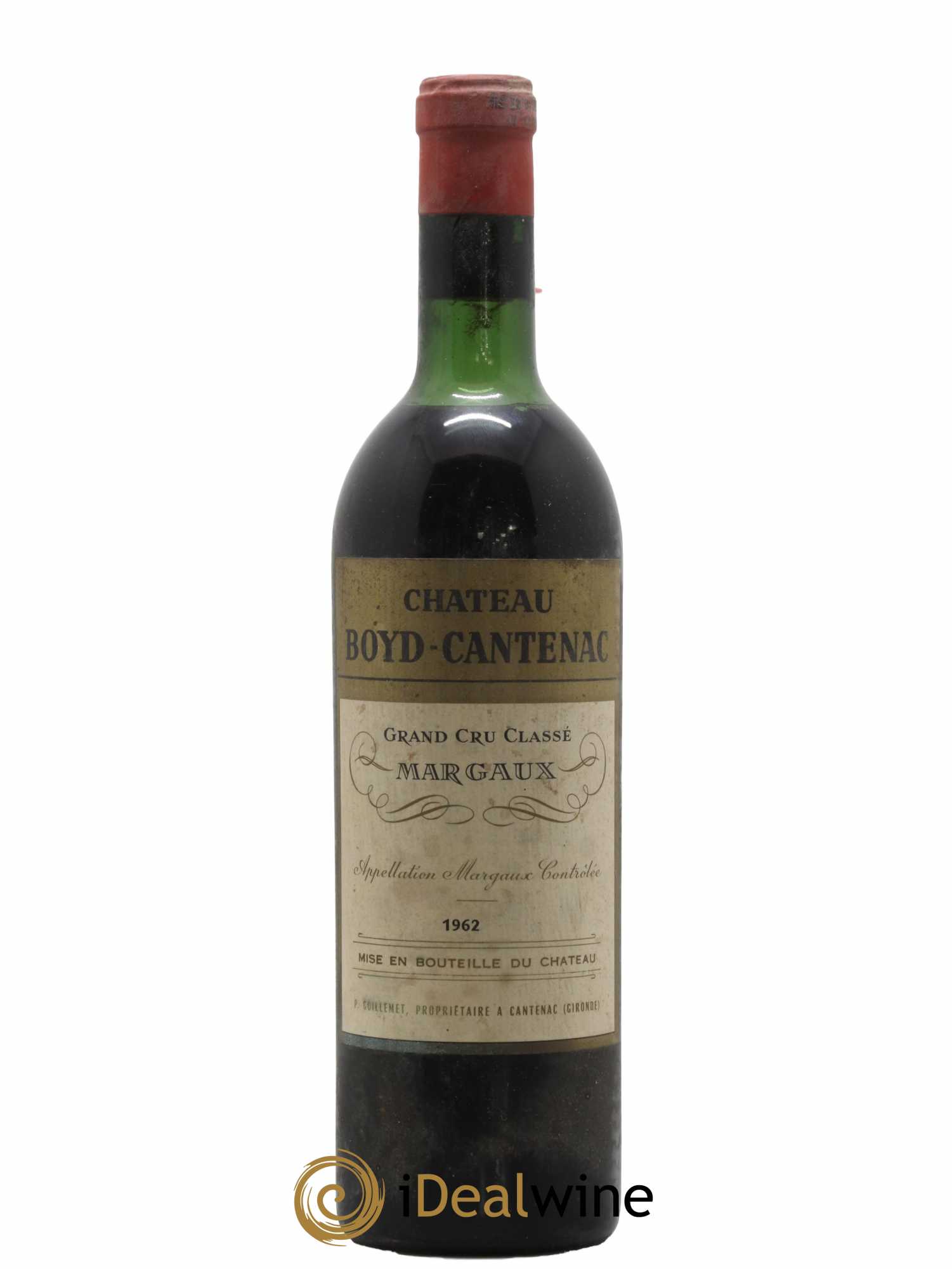 Château Boyd Cantenac 3ème Grand Cru Classé 1962 - Lot de 1 bouteille - 0