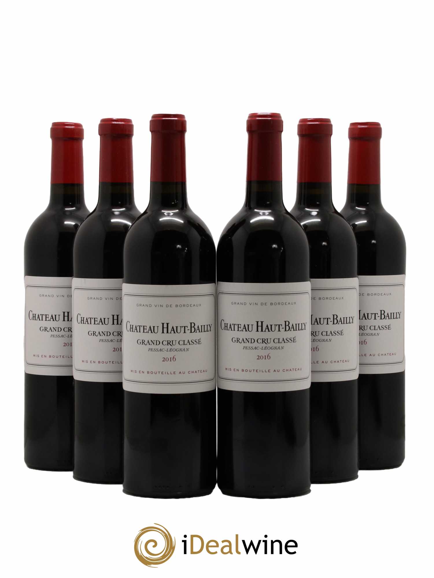 Château Haut-Bailly Cru Classé de Graves 2016 - Lot de 6 bouteilles - 0