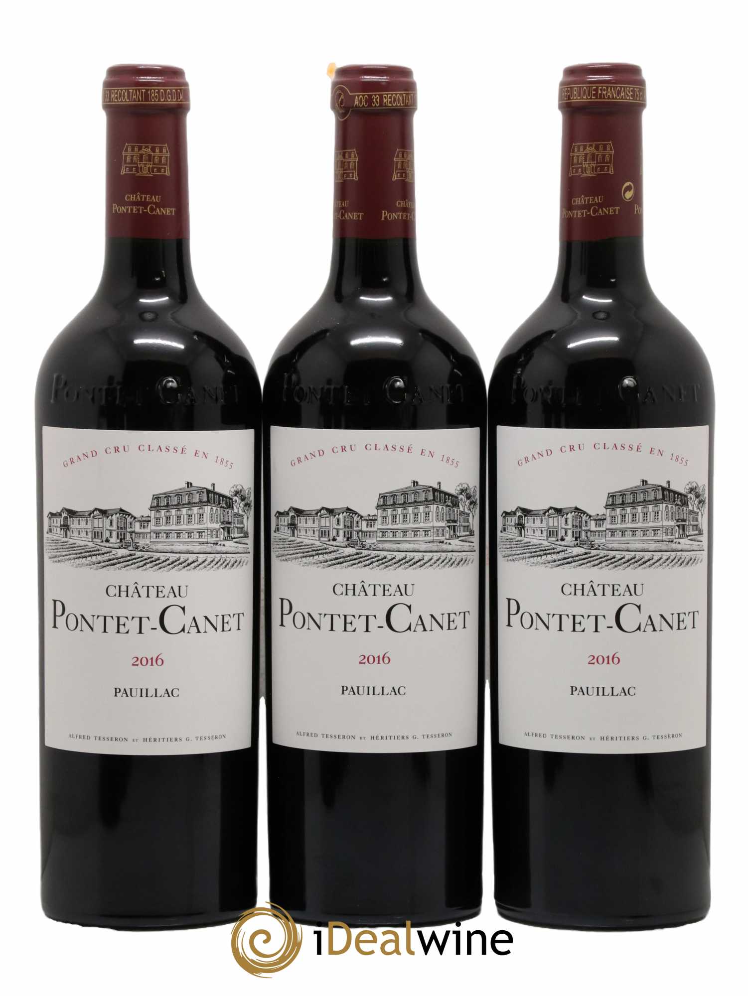 Château Pontet Canet 5ème Grand Cru Classé 2016 - Lot de 6 bouteilles - 2