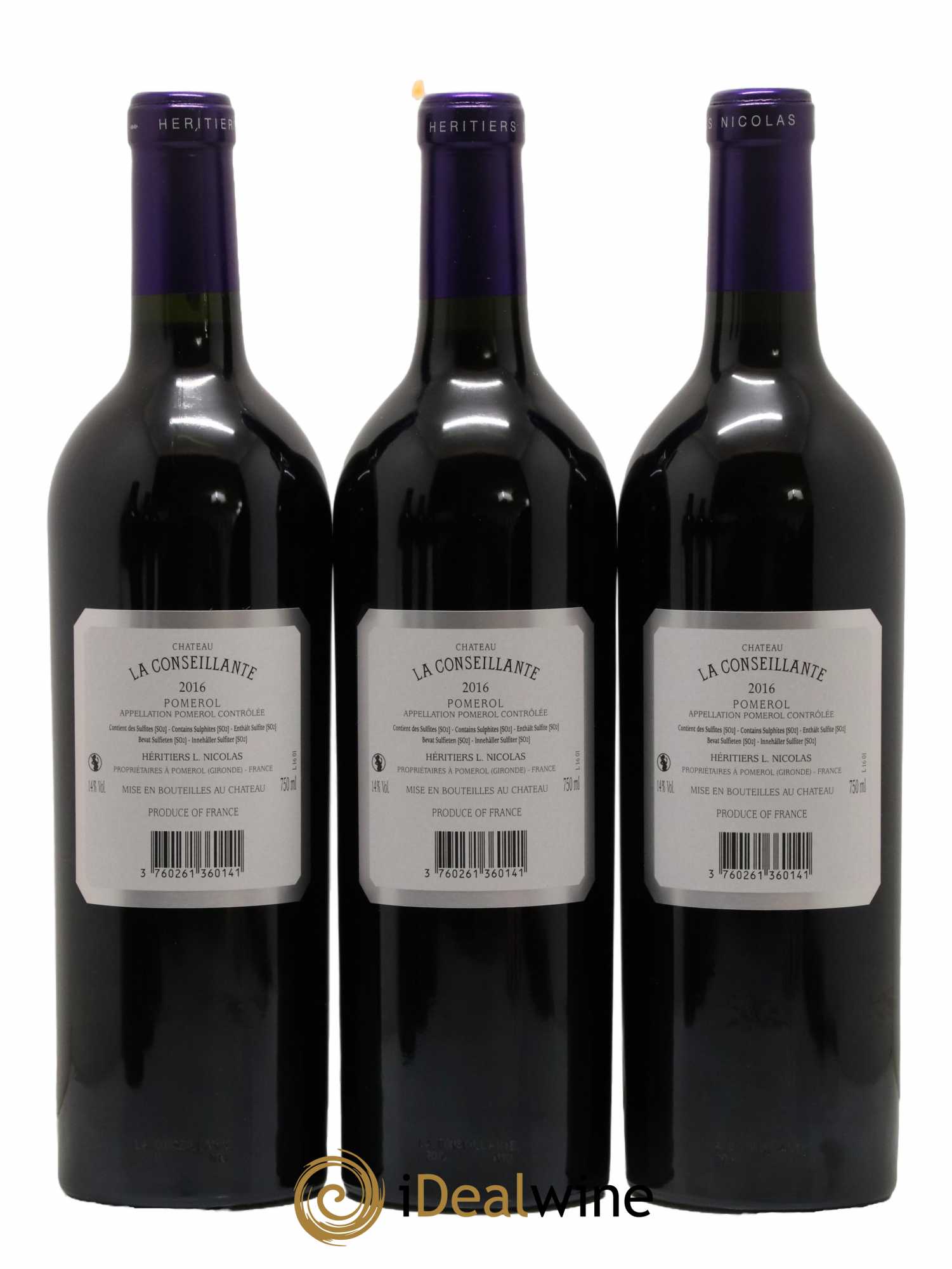 Château la Conseillante 2016 - Lot de 6 bouteilles - 2