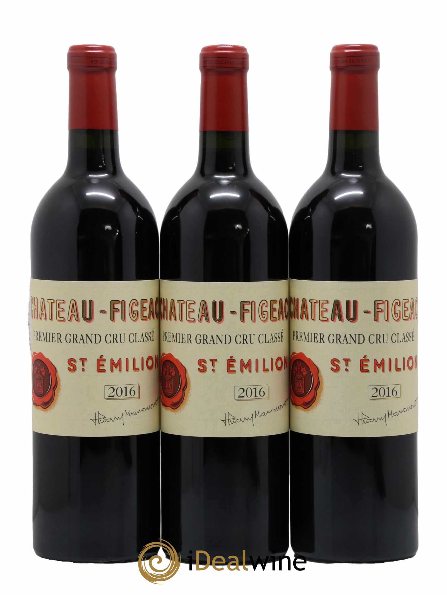 Château Figeac 1er Grand Cru Classé A 2016 - Lot de 6 bouteilles - 1