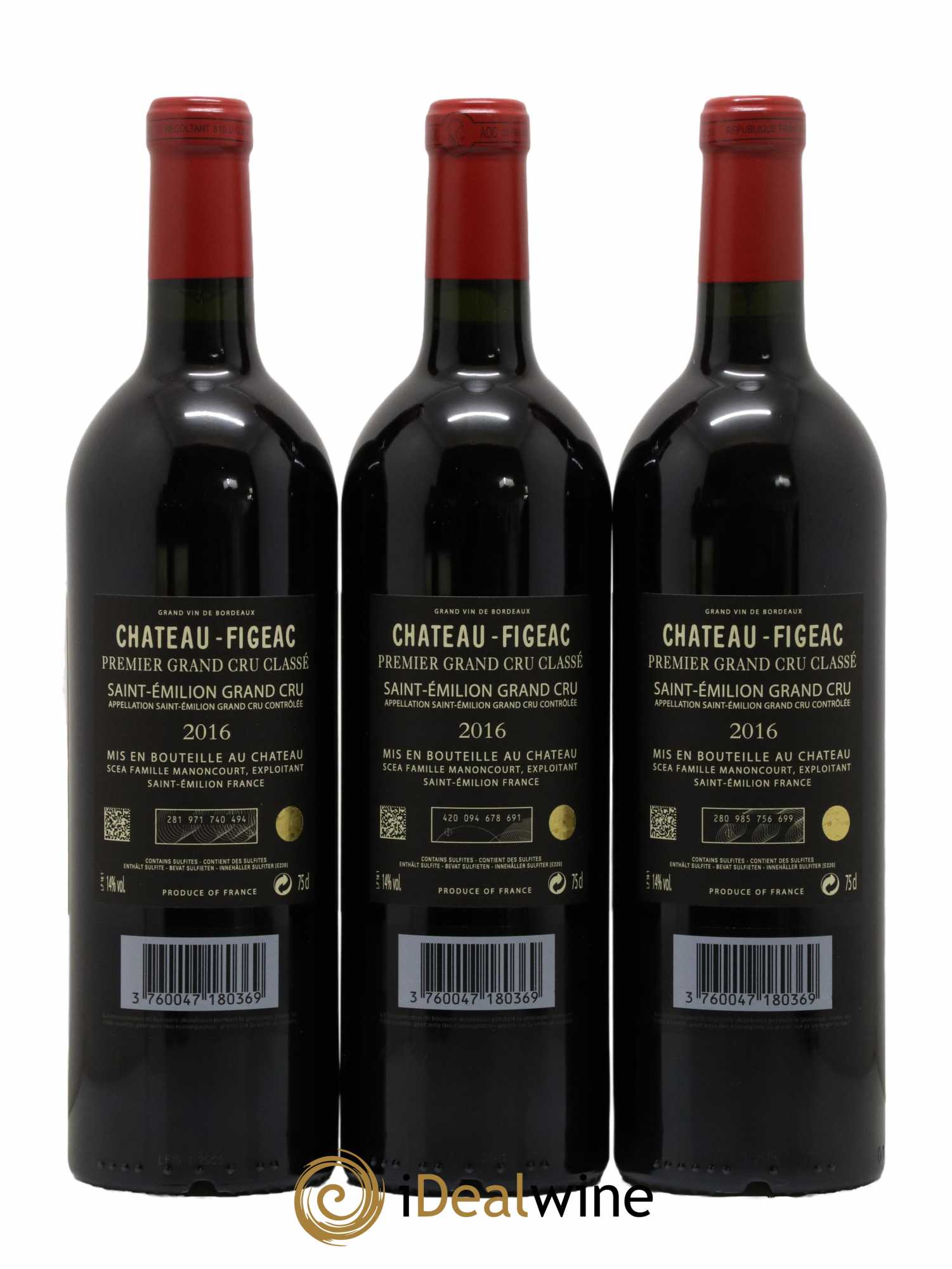 Château Figeac 1er Grand Cru Classé A 2016 - Lot de 6 bouteilles - 4