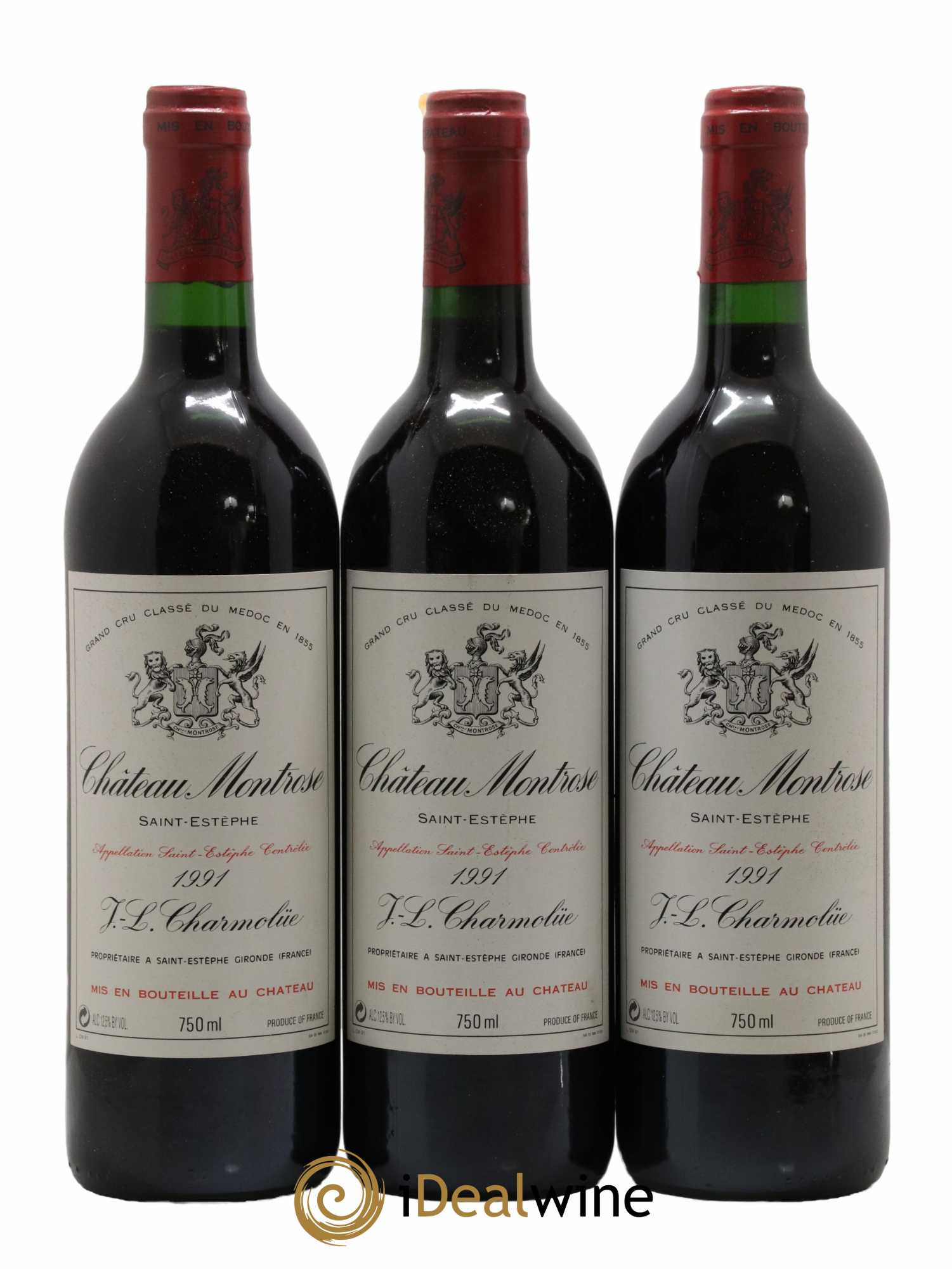 Château Montrose 2ème Grand Cru Classé 1991 - Lot de 12 bouteilles - 1