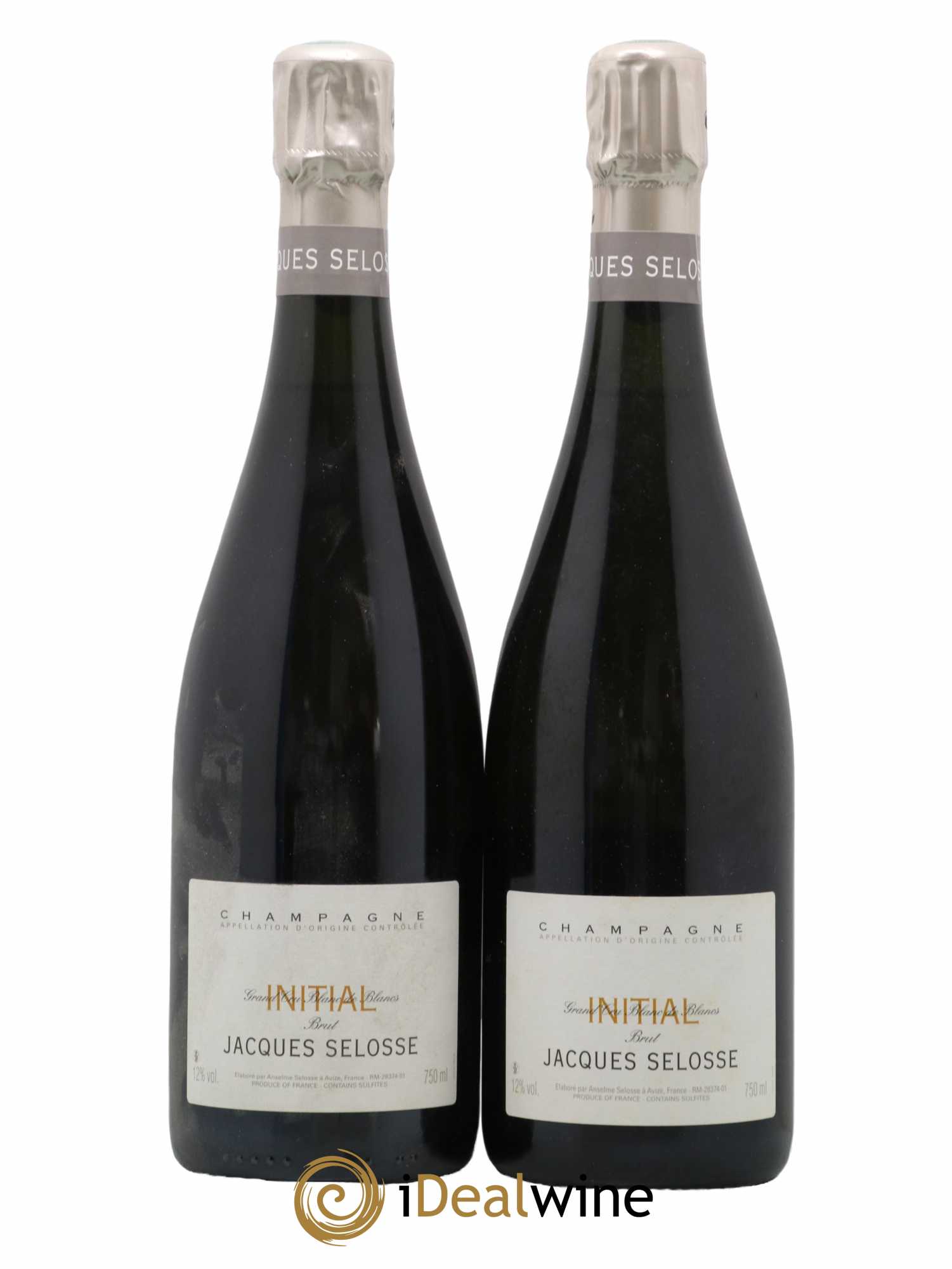 Initial Brut Jacques Selosse - Lot de 2 bouteilles - 0