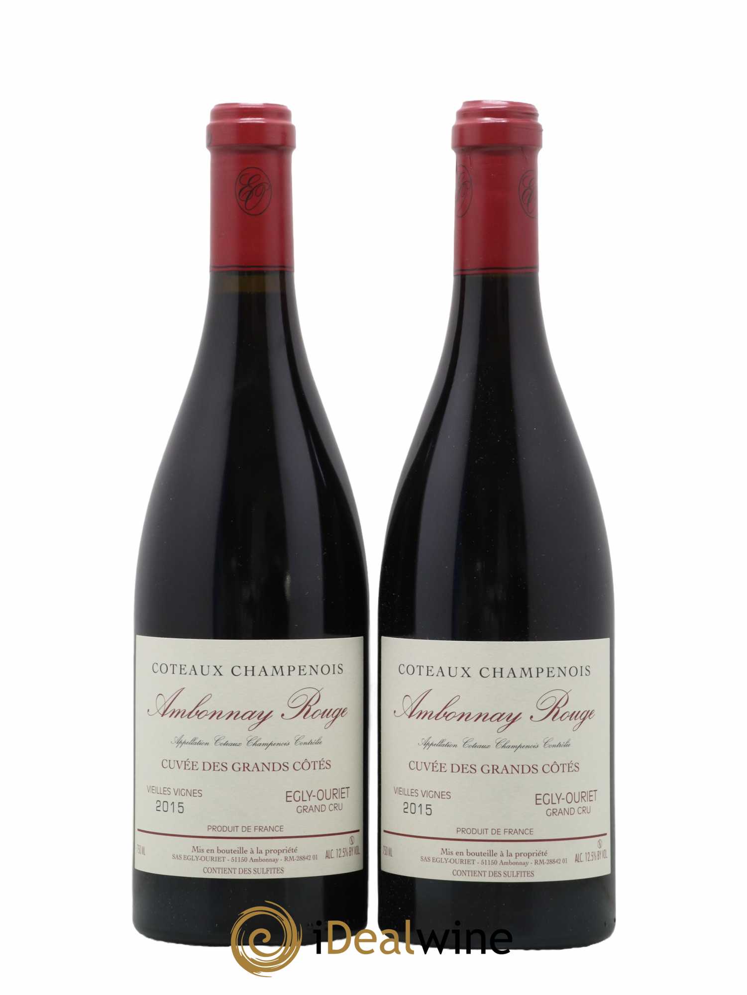 Ambonnay Cuvée des Grands Côtés VV Grand Cru Egly-Ouriet 2015 - Lot de 2 bouteilles - 0