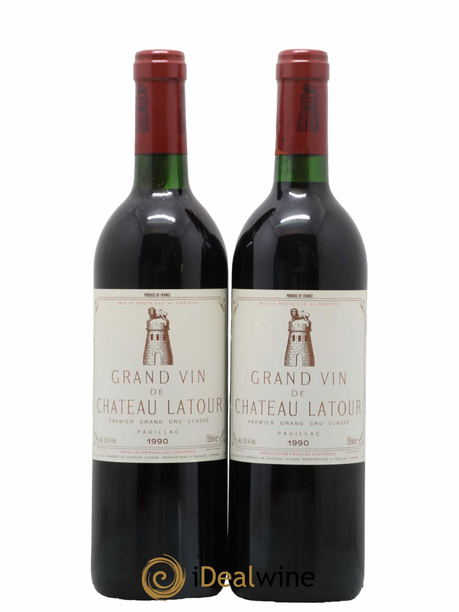 Château Latour 1er Grand Cru Classé 1990 - Lot de 2 bouteilles - 0