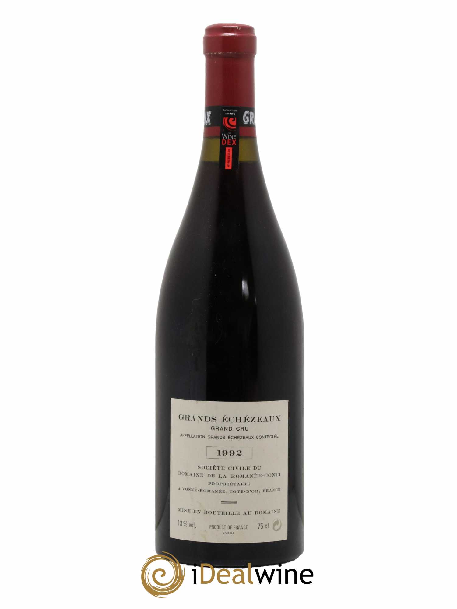 Grands-Echezeaux Grand Cru Domaine de la Romanée-Conti 1992 - Lot de 1 bouteille - 1