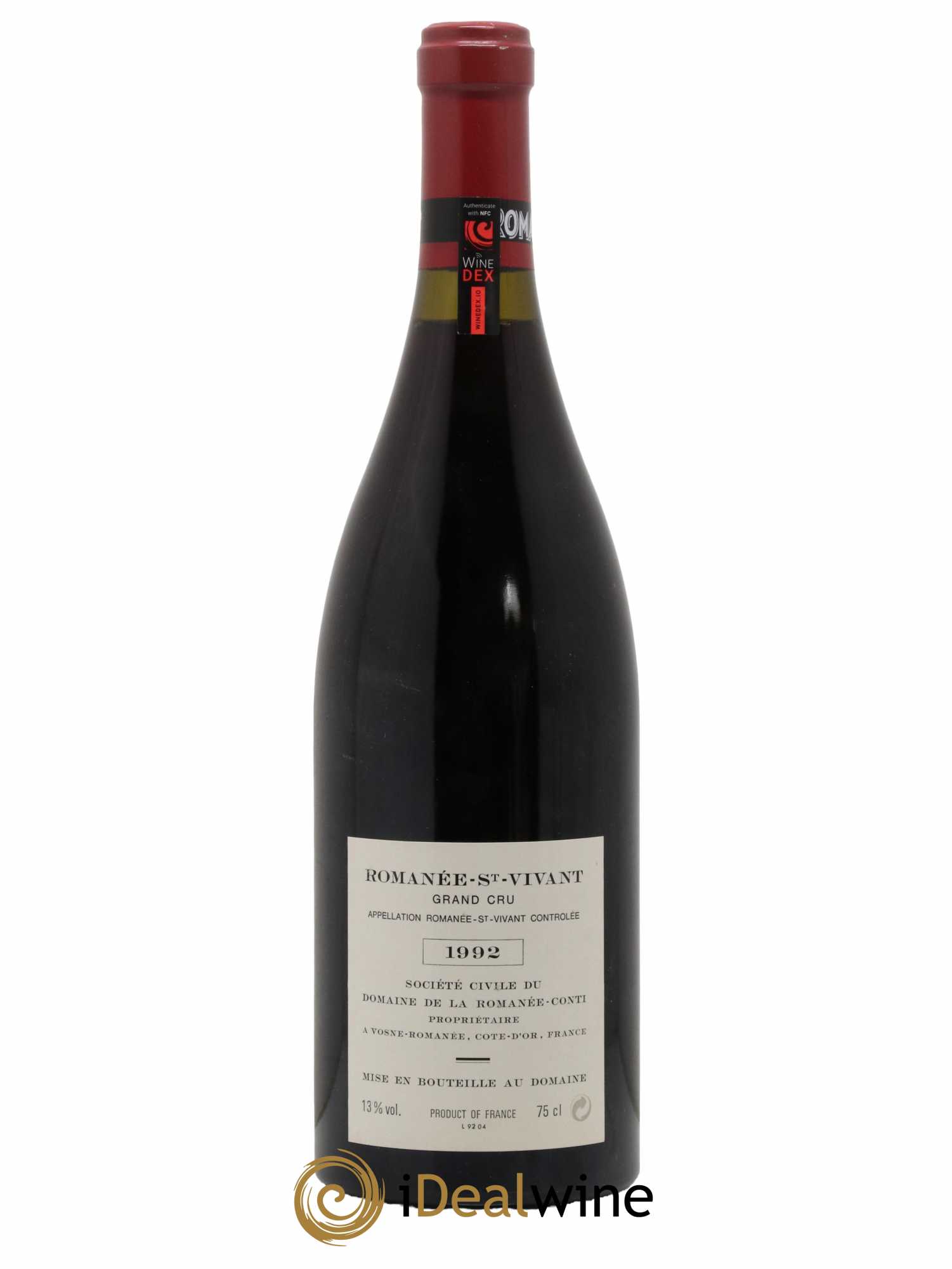 Romanée-Saint-Vivant Grand Cru Domaine de la Romanée-Conti 1992 - Lot de 1 bouteille - 1