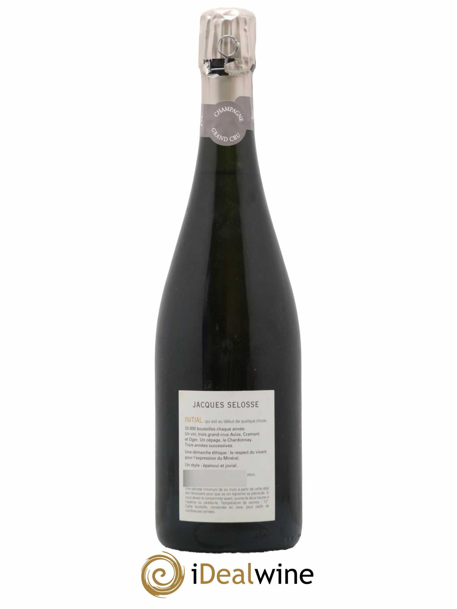 Initial Brut Jacques Selosse - Lot de 1 bouteille - 1