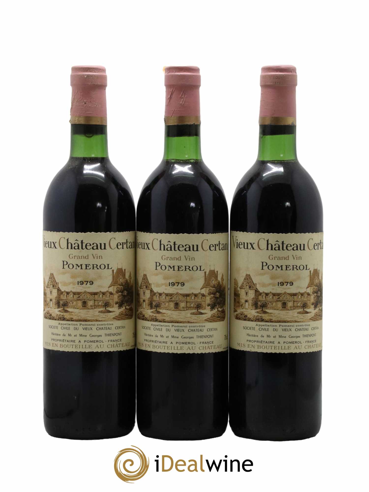 Vieux Château Certan 1979 - Lot de 3 bouteilles - 0