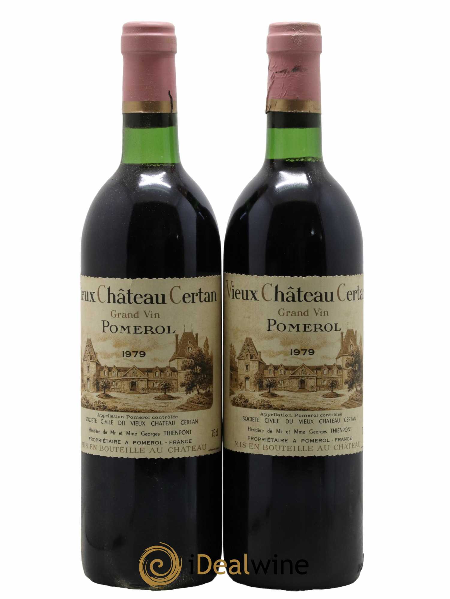 Vieux Château Certan 1979 - Lot de 2 bouteilles - 0