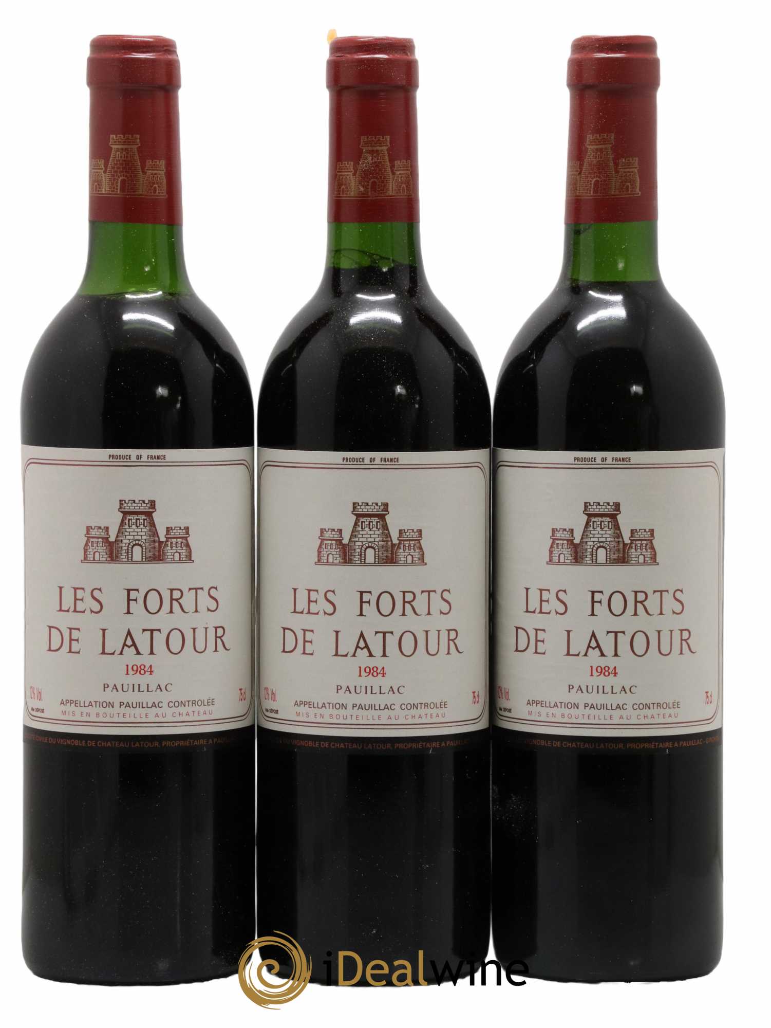 Les Forts de Latour Second Vin 1984 - Lot de 3 bouteilles - 0
