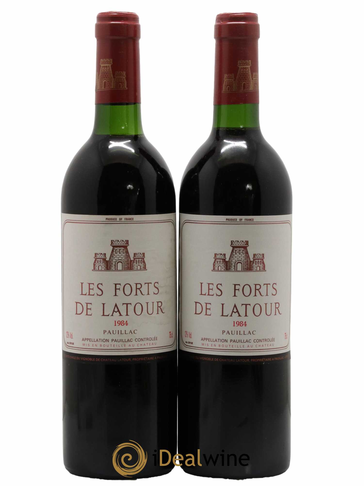 Les Forts de Latour Second Vin 1984 - Lot de 2 bouteilles - 0