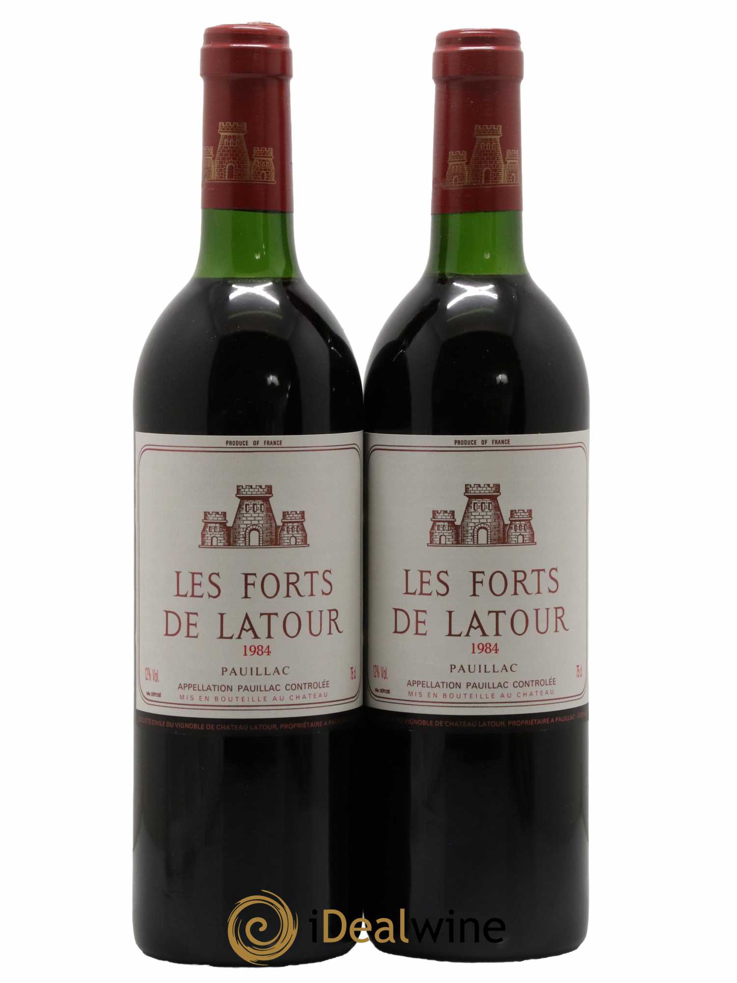Les Forts de Latour Second Vin 1984 - Lot de 2 bouteilles - 0