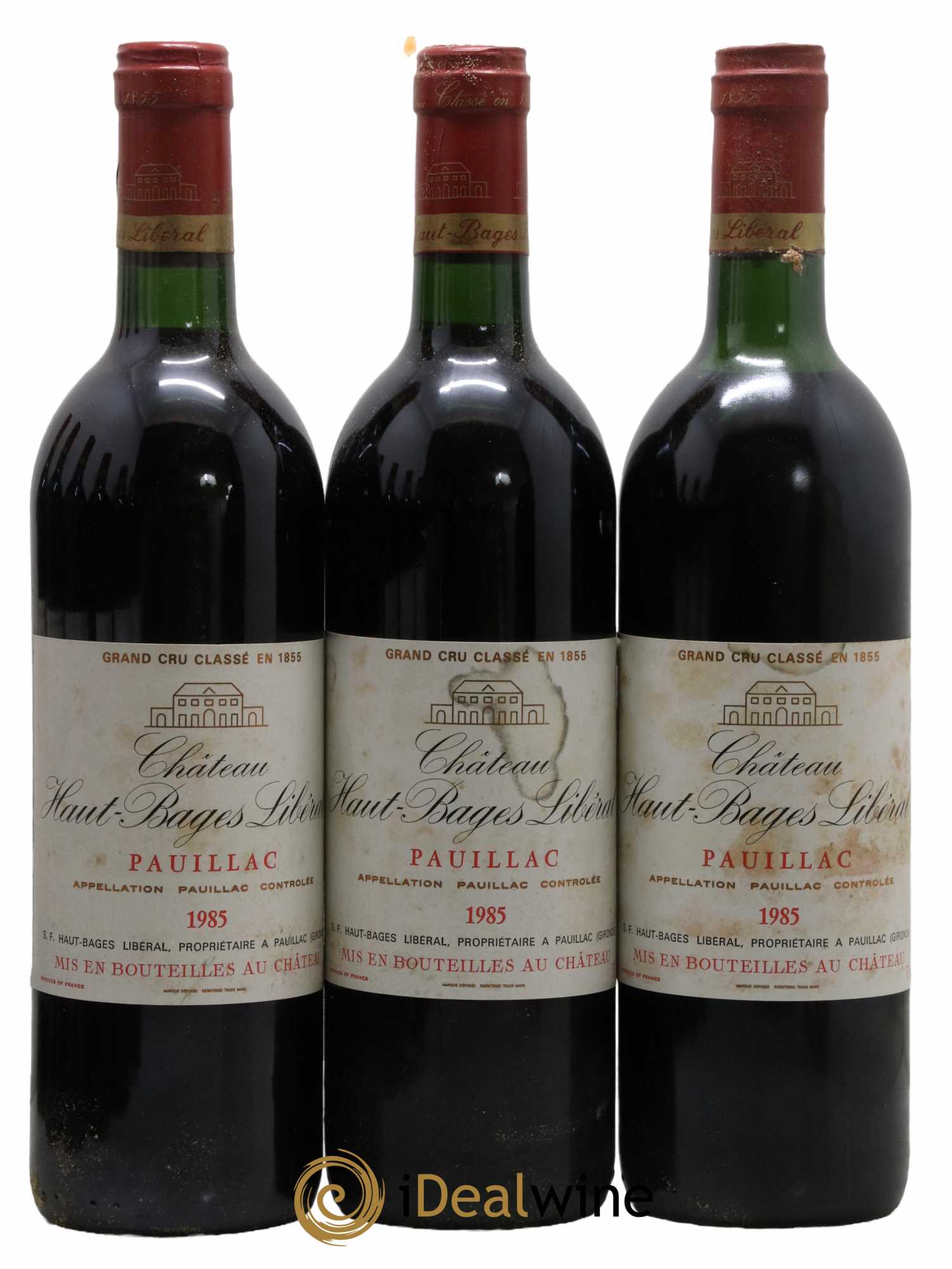 Château Haut Bages Libéral 5ème Grand Cru Classé 1985 - Lot de 12 bouteilles - 3
