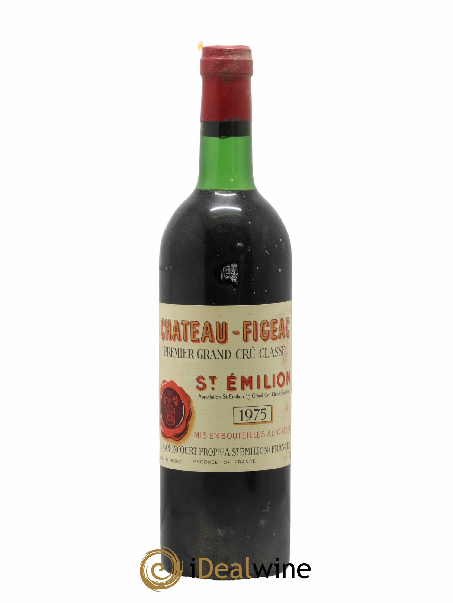 Château Figeac 1er Grand Cru Classé A 1975 - Lot de 1 bouteille - 0