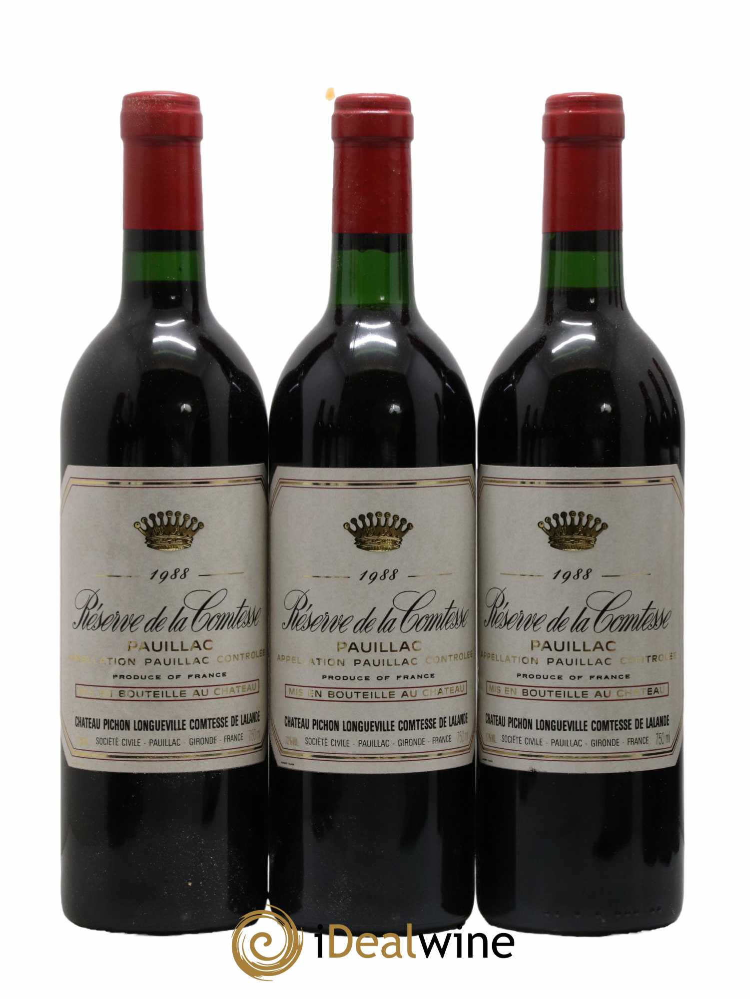 Réserve de la Comtesse Second Vin 1988 - Lot de 12 bouteilles - 2