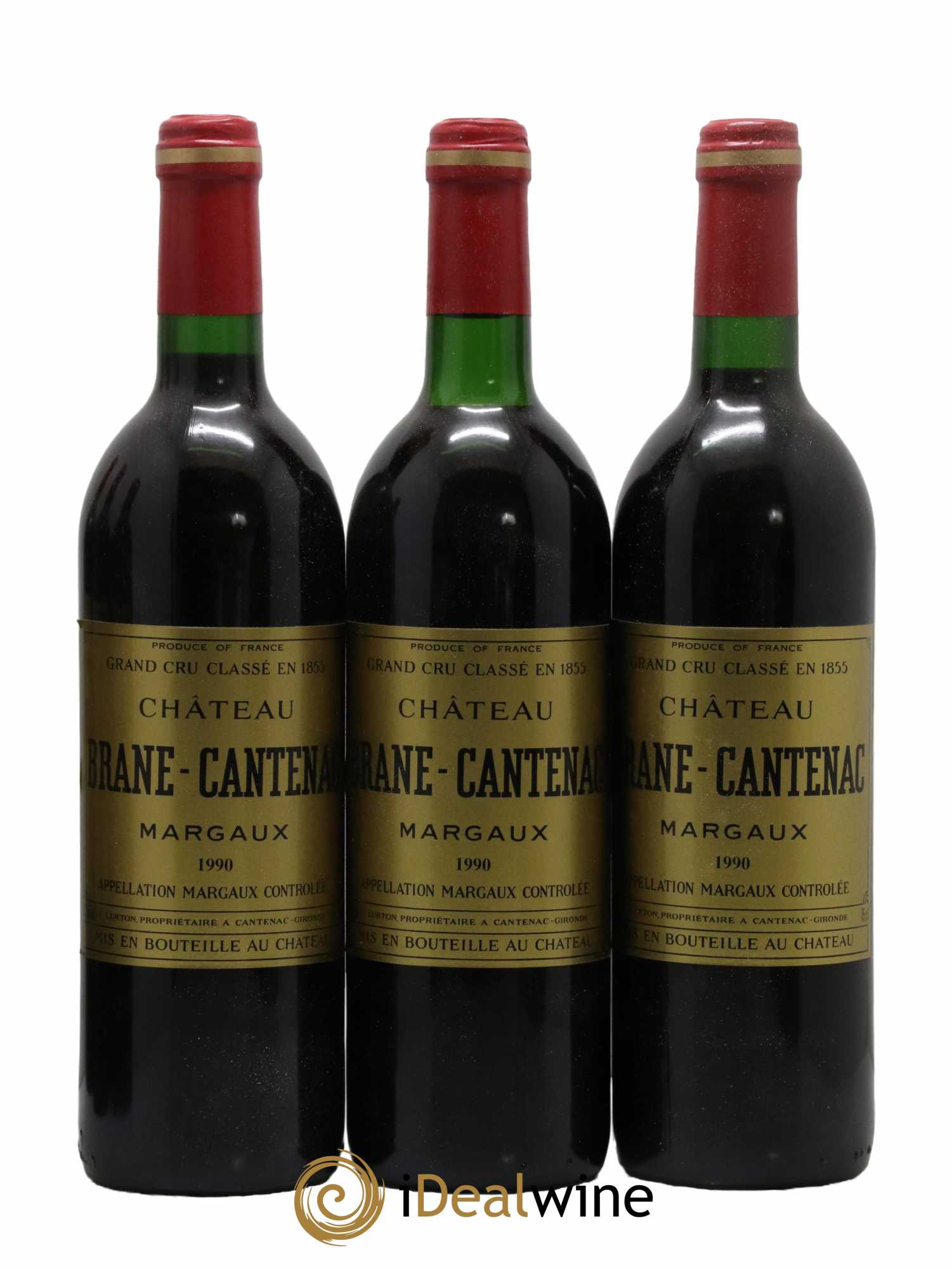 Château Brane Cantenac 2ème Grand Cru Classé 1990 - Lot de 12 bouteilles - 2