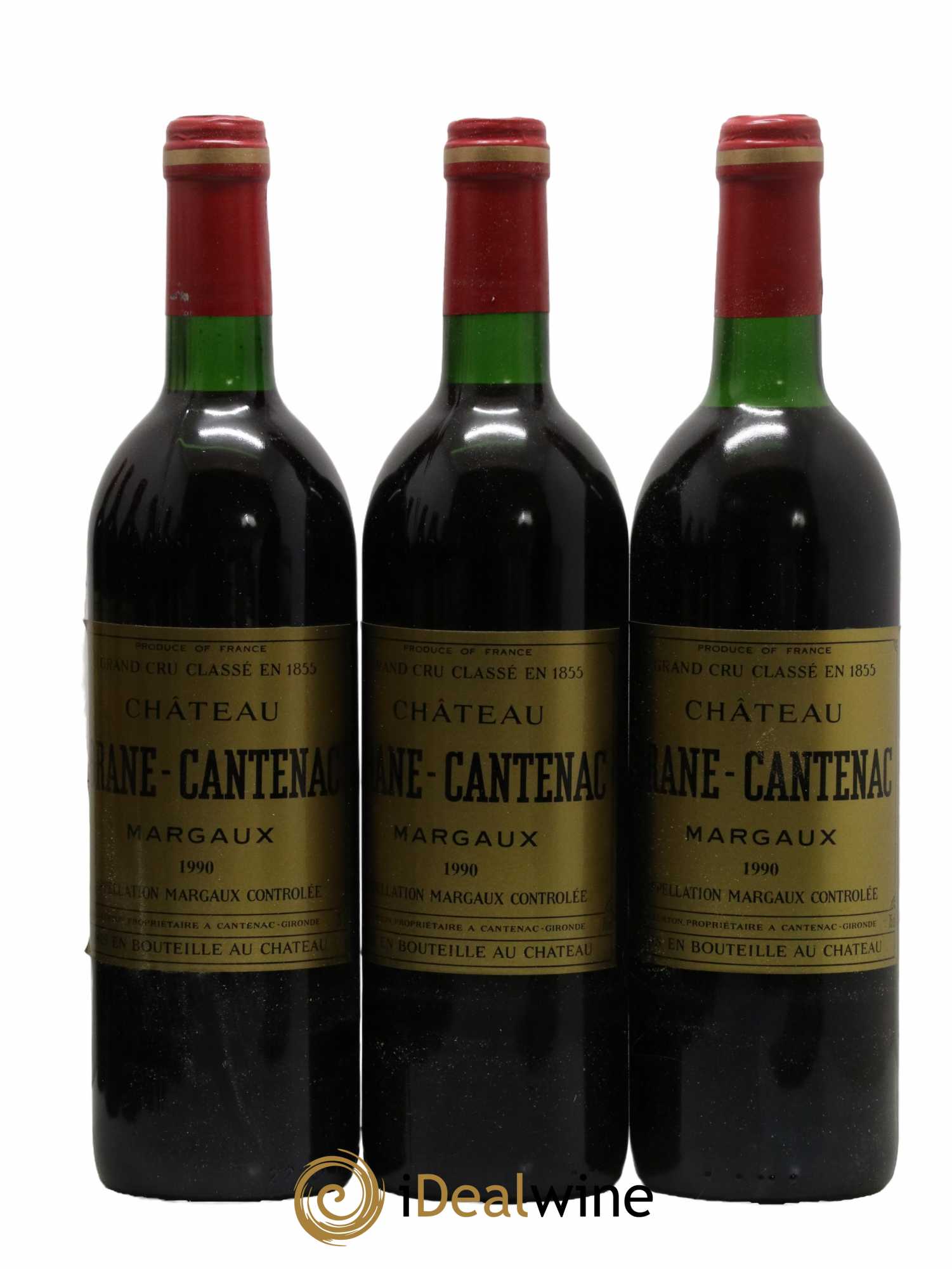 Château Brane Cantenac 2ème Grand Cru Classé 1990 - Lot de 12 bouteilles - 3