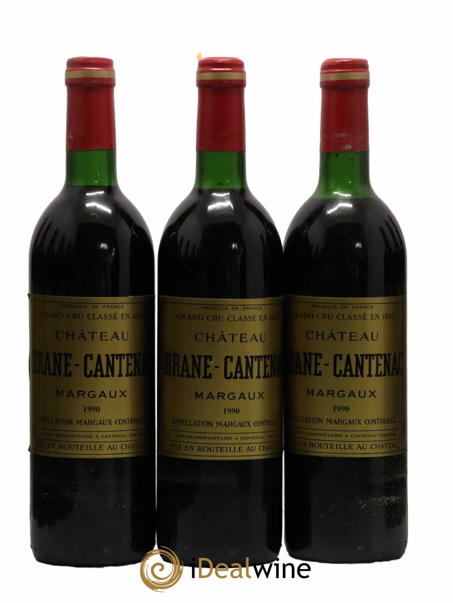 Château Brane Cantenac 2ème Grand Cru Classé 1990 - Lot de 12 bouteilles - 4
