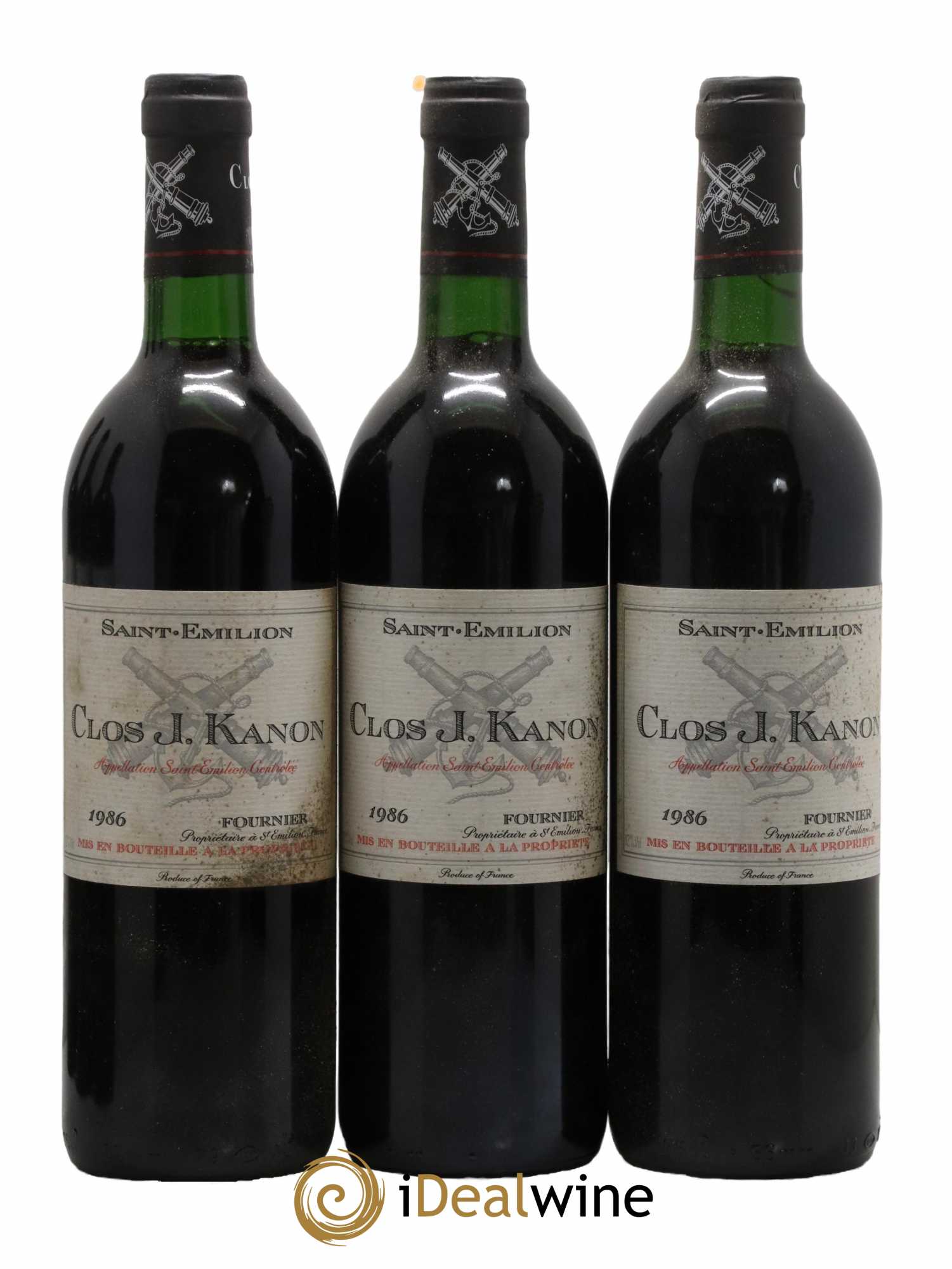 Saint-Émilion Grand Cru Clos J. Kanon 1986 - Lot de 12 bouteilles - 2