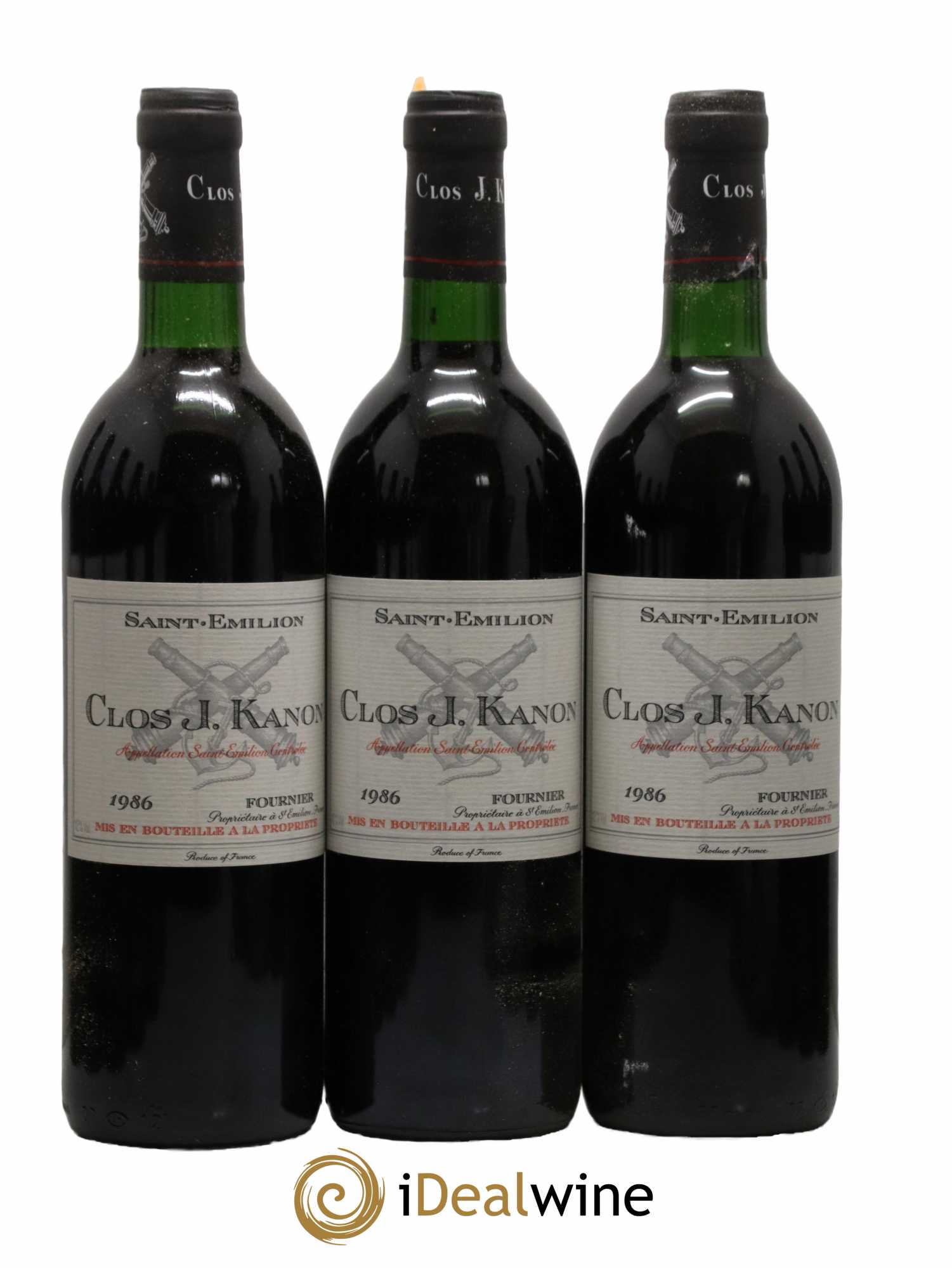 Saint-Émilion Grand Cru Clos J. Kanon 1986 - Lot de 12 bouteilles - 3