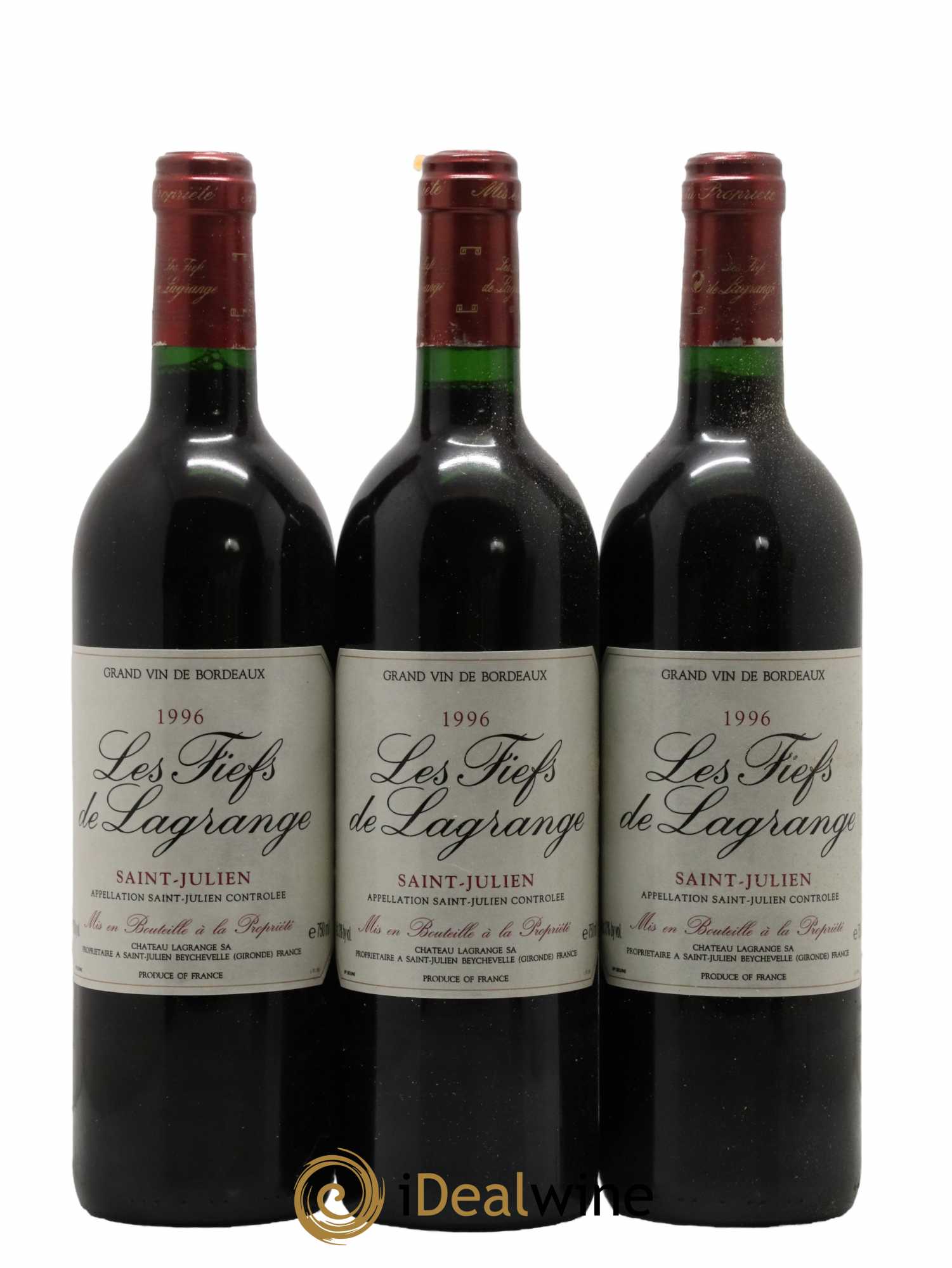 Les Fiefs de Lagrange Second Vin 1996 - Lot de 12 bouteilles - 1