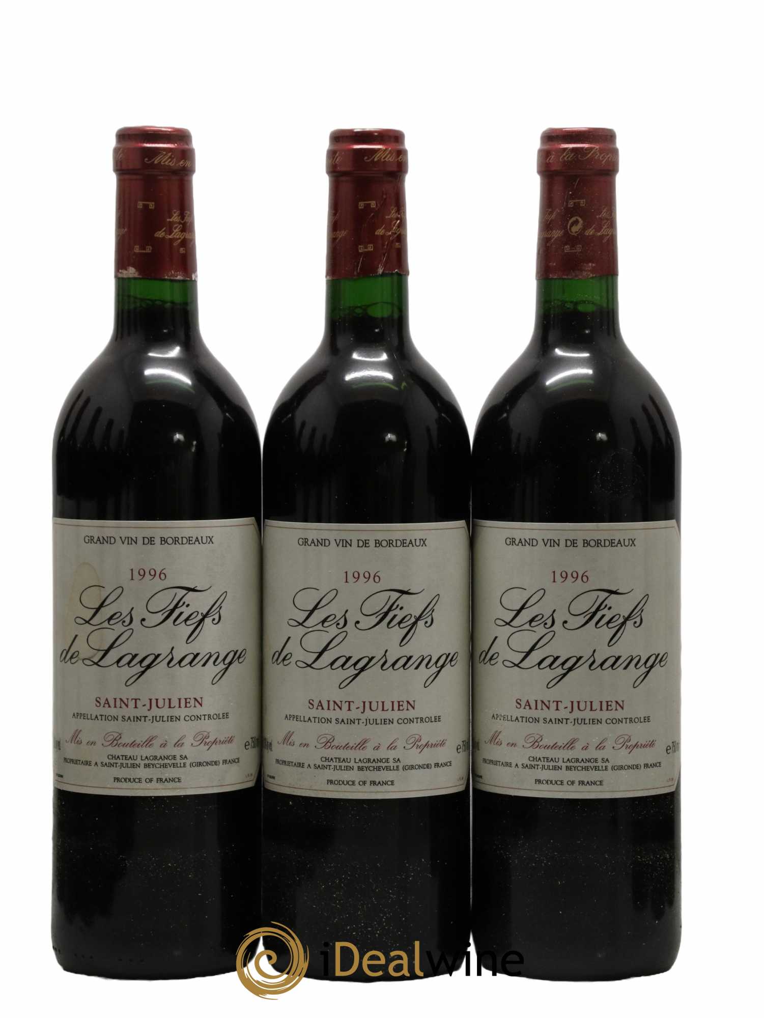Les Fiefs de Lagrange Second Vin 1996 - Lot de 12 bouteilles - 4