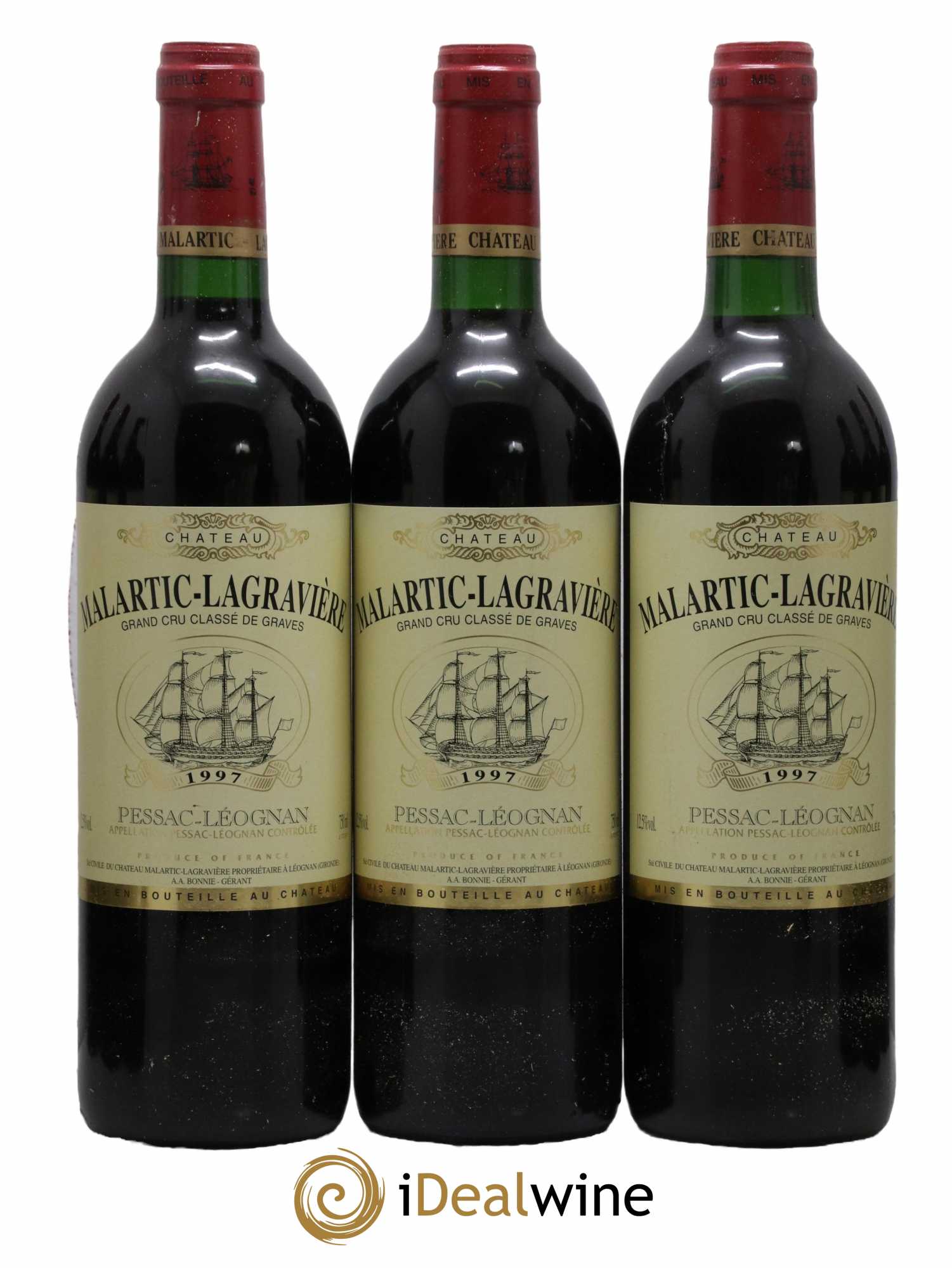 Château Malartic-Lagravière Cru Classé de Graves 1997 - Lot de 12 bouteilles - 2