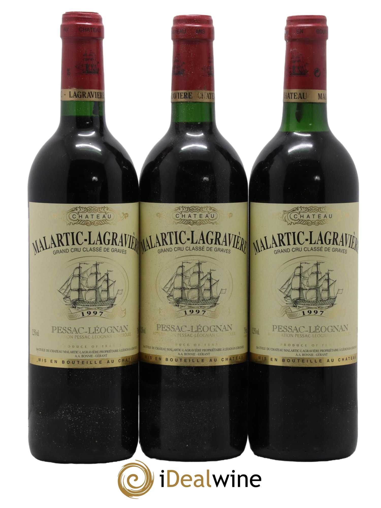 Château Malartic-Lagravière Cru Classé de Graves 1997 - Lot de 12 bouteilles - 4