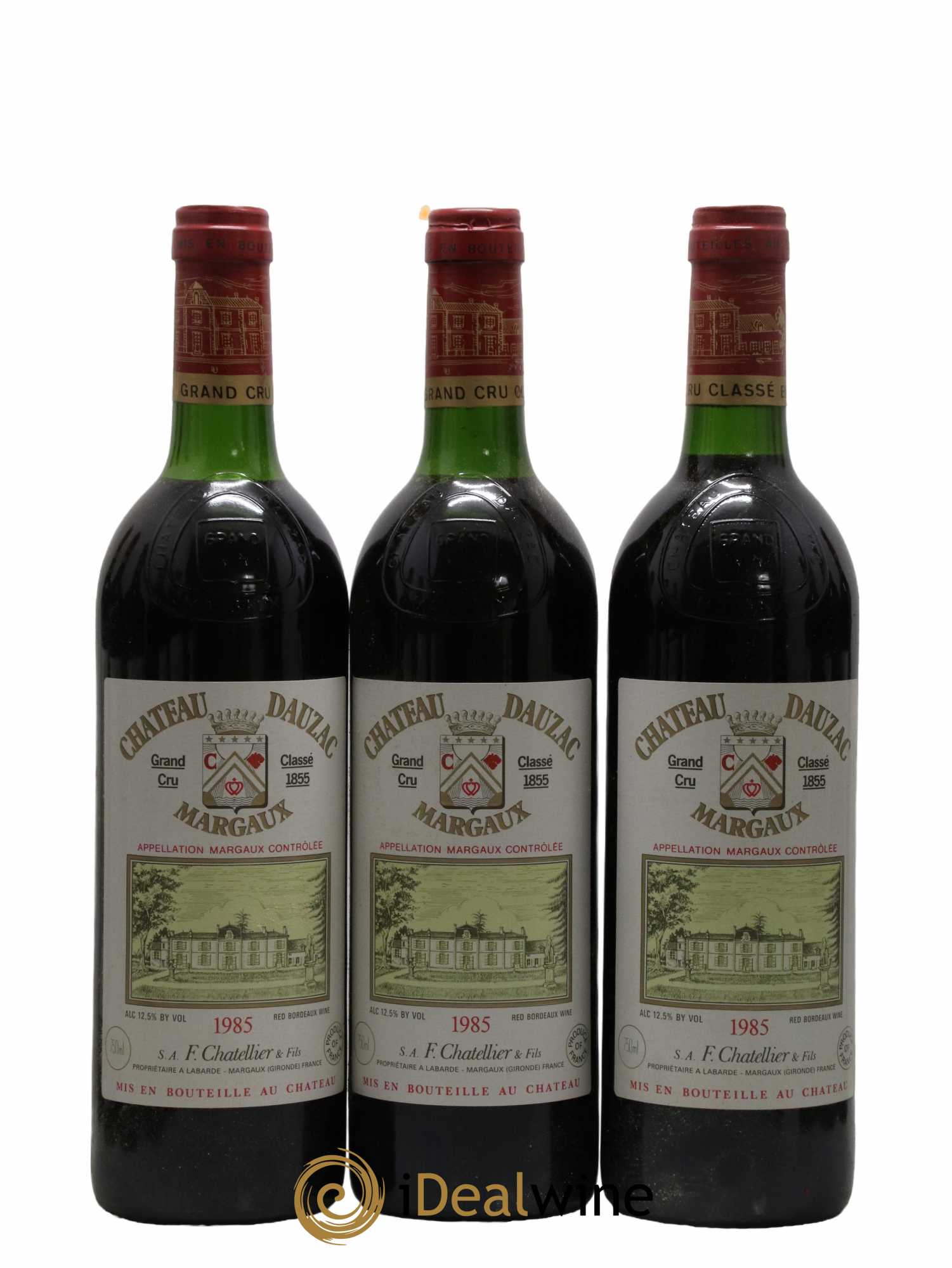 Château Dauzac 5ème Grand Cru Classé 1985 - Lot of 12 bottles - 1