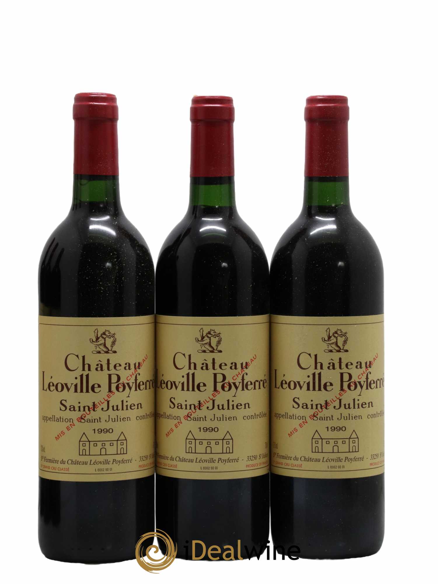 Château Léoville Poyferré 2ème Grand Cru Classé 1990 - Lot de 12 bouteilles - 2